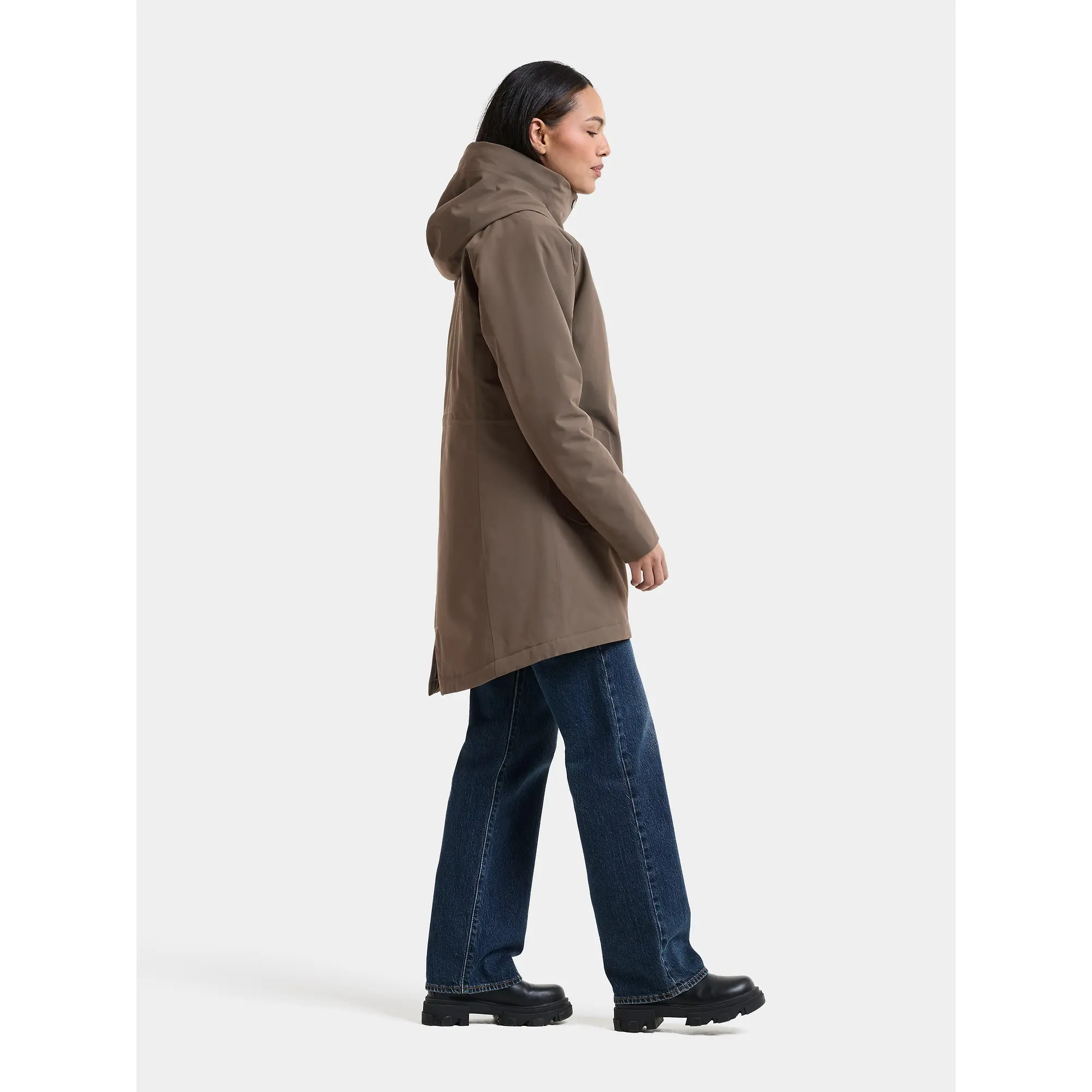 Product image 6 of 10 of Didriksons Women's Alana Waterproof Parka  - Mocha Brown