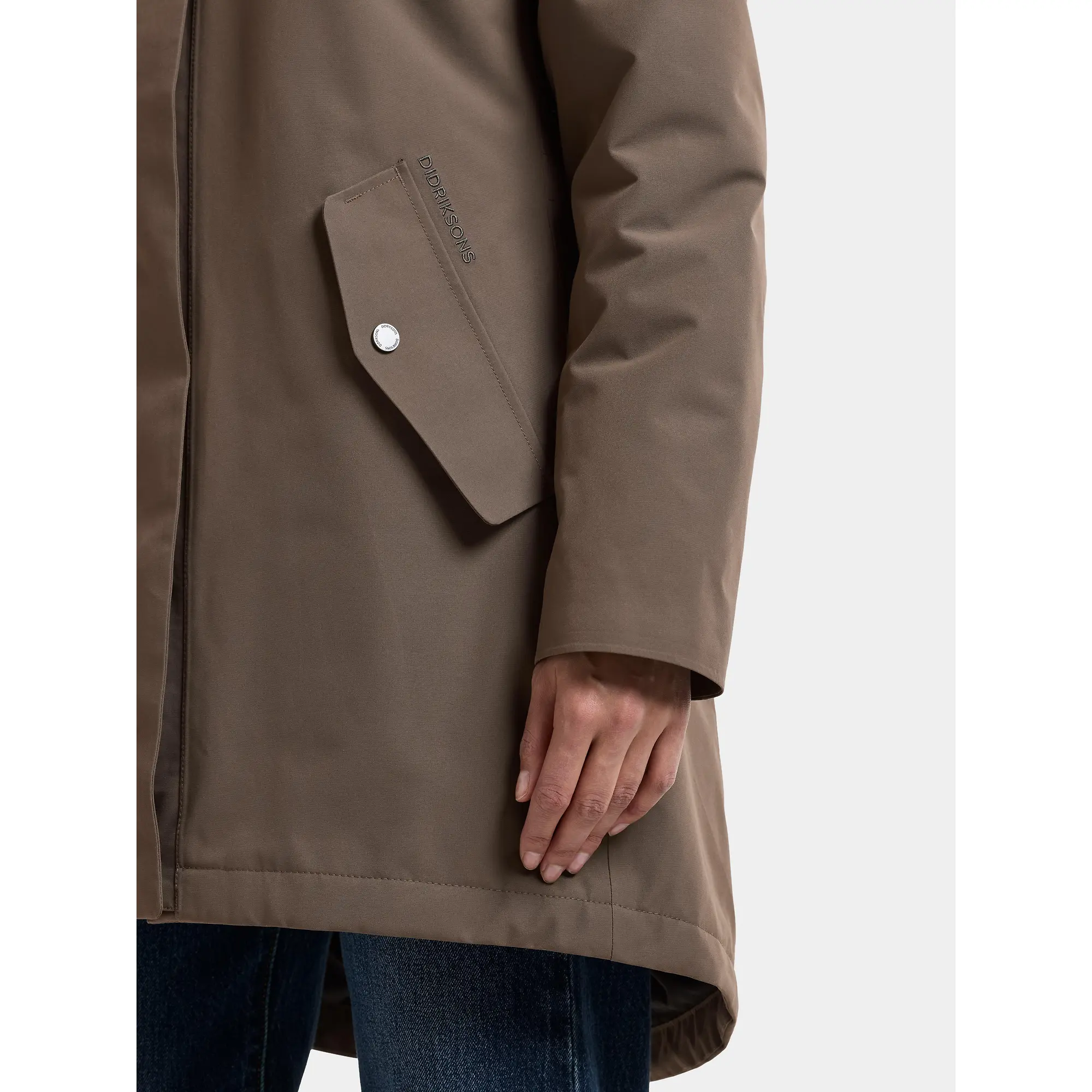 Product image 7 of 10 of Didriksons Women's Alana Waterproof Parka  - Mocha Brown