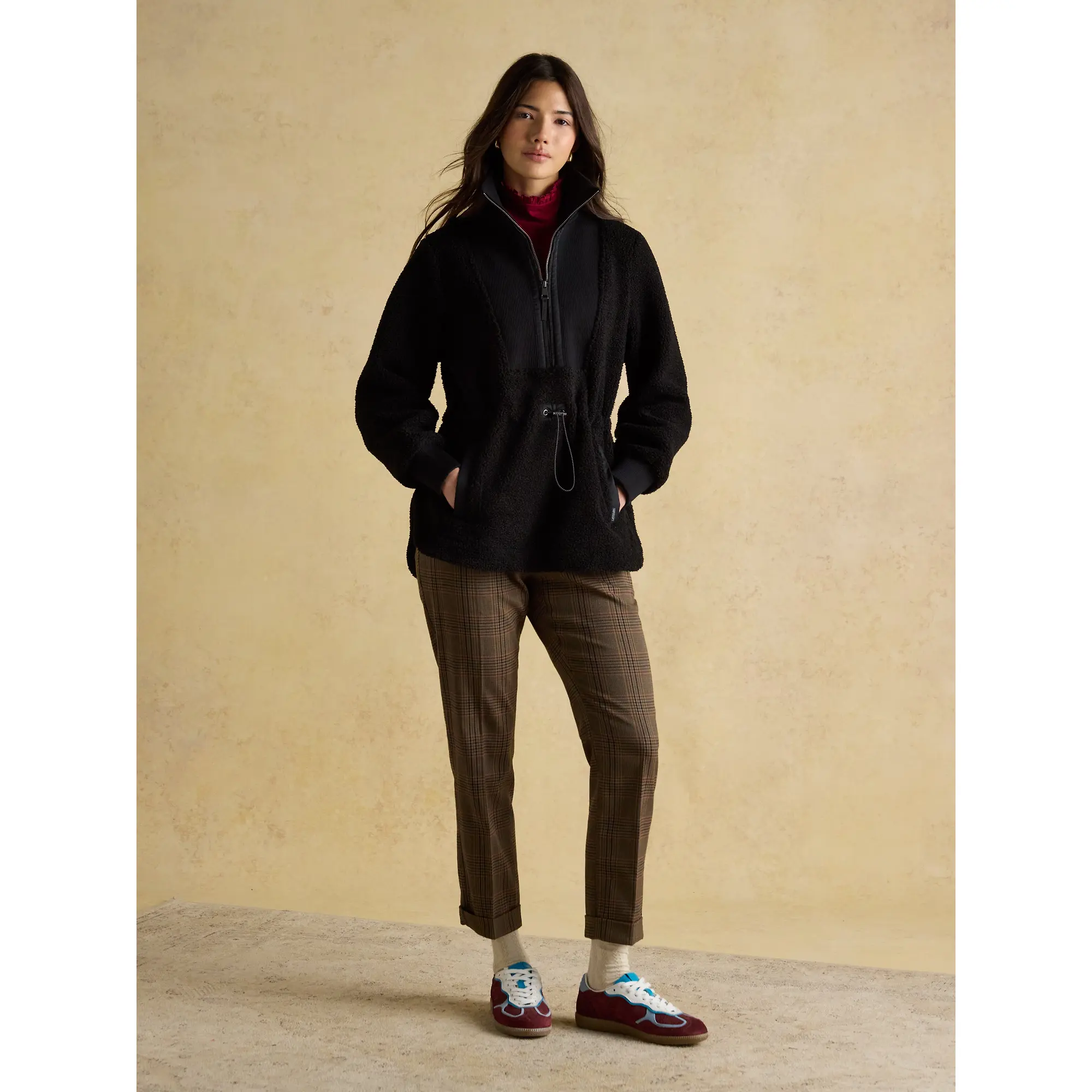 Product image 9 of 15 of Joules Women's Thurleston Quarter Zip Fleece - Black