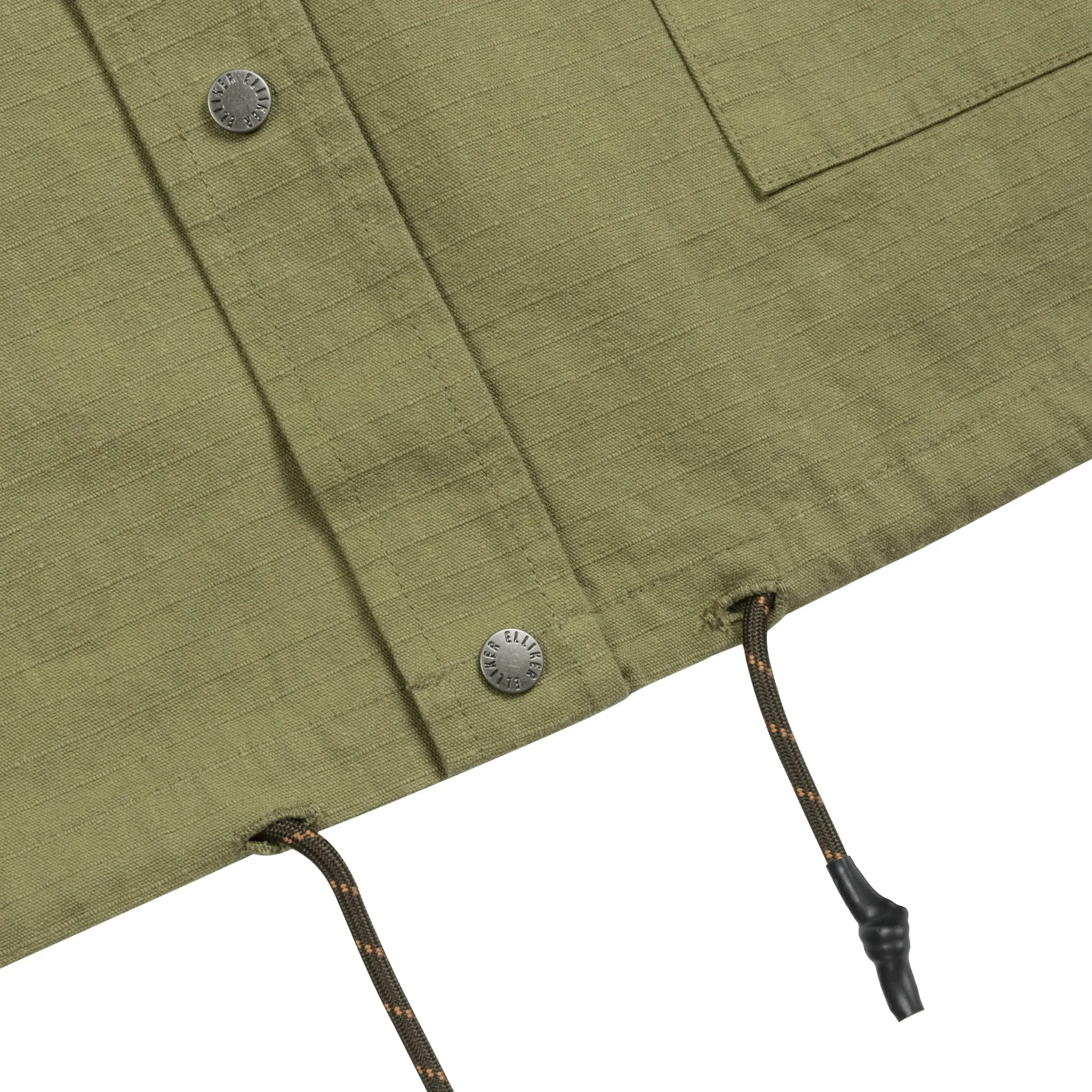Product image 6 of 8 of Elliker Thwaite Long Sleeve Overshirt - Olive