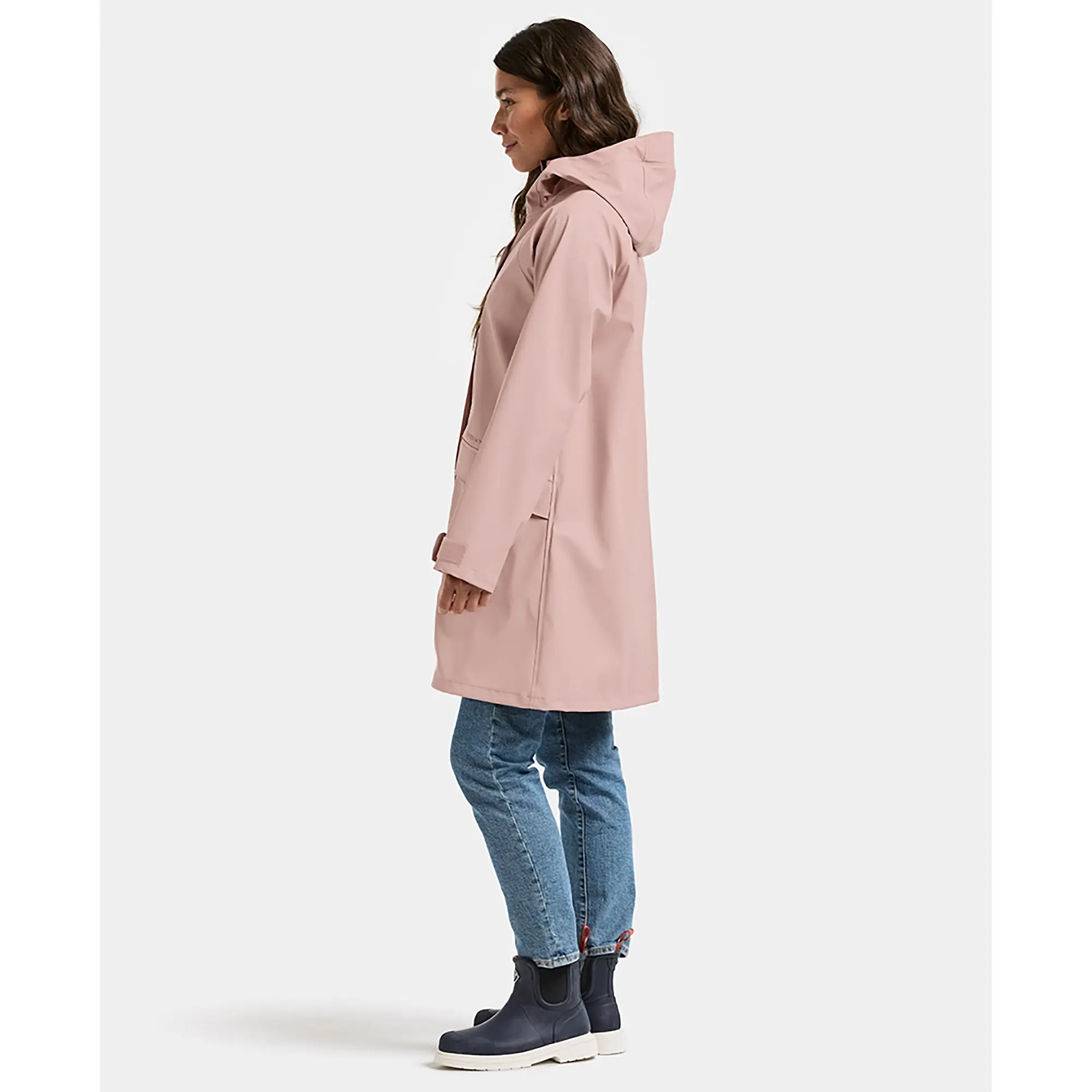 Product image 4 of 9 of Didriksons Women's Elly Waterproof Parka - Vintage Pink