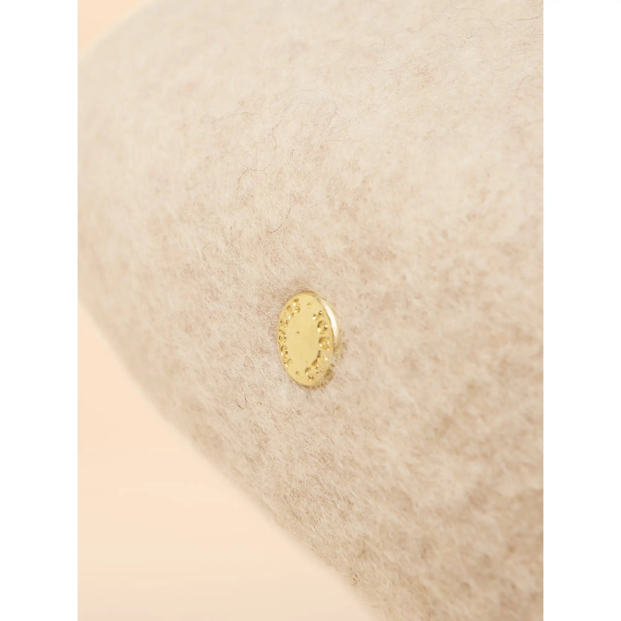 Product image 4 of 6 of Joules Women's Amelie Adjustable Wool Beret Hat - Cream