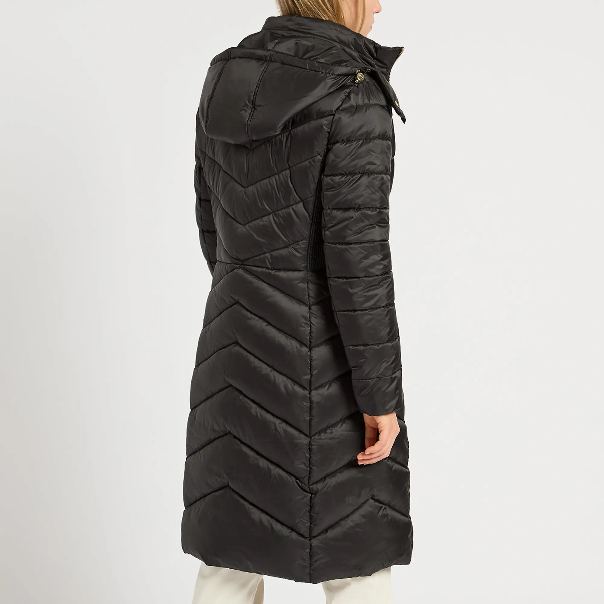 Product image 5 of 6 of Joules Women's Pembury Showerproof Longline Hooded Coat - Black