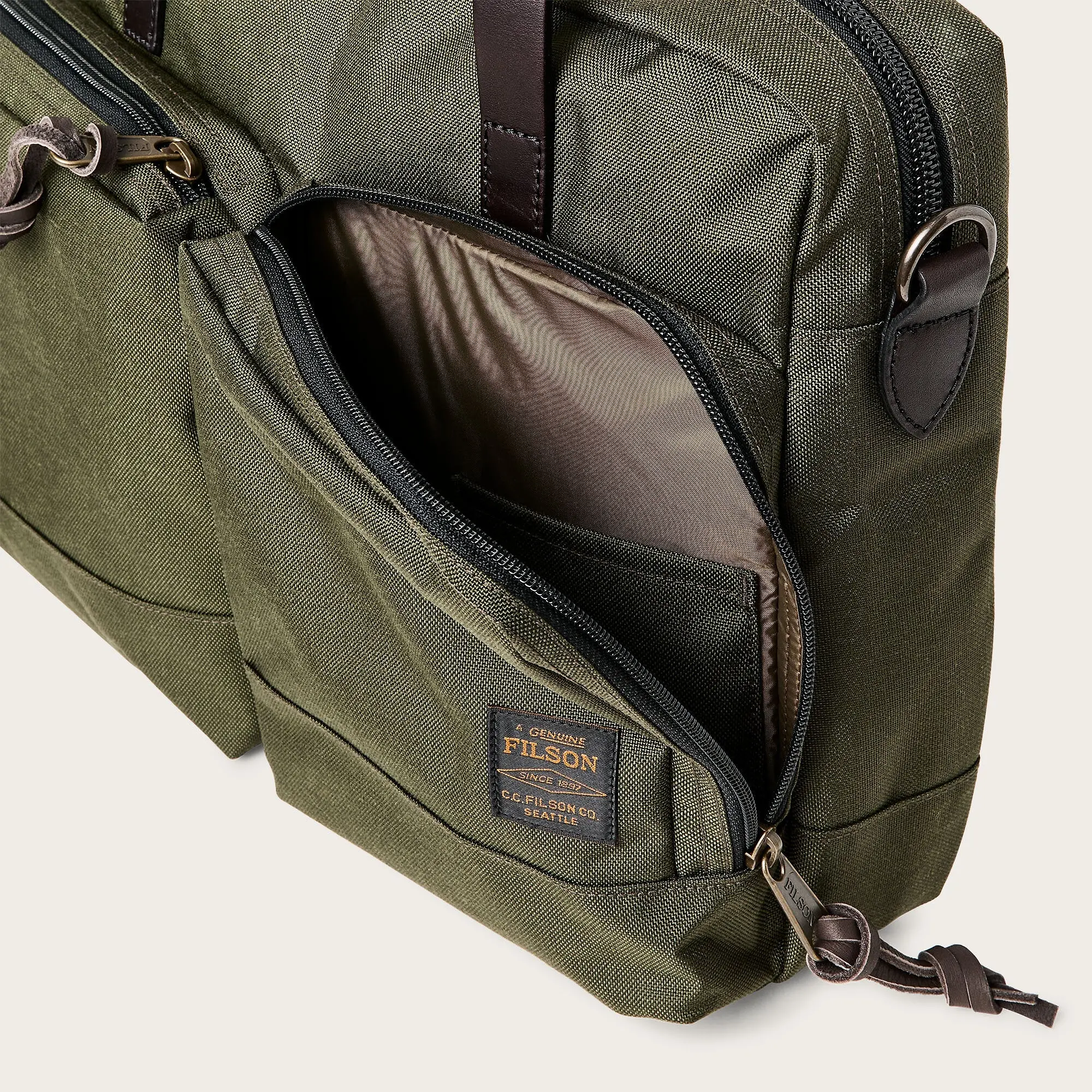 Product image 6 of 9 of Filson Dryden Briefcase - Otter Green