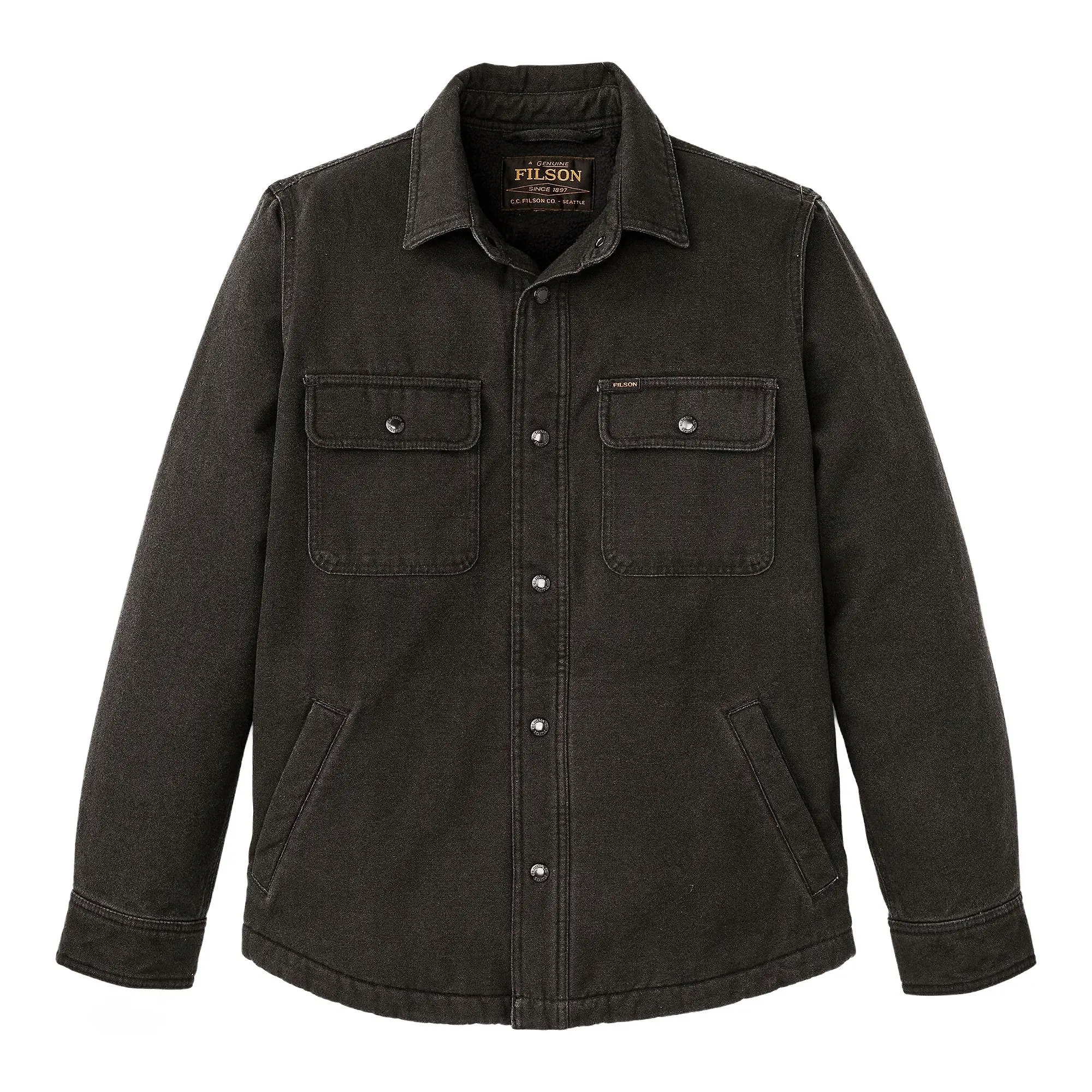Product image 1 of 6 of Filson Men's Fleece Lined Jac-Shirt - Peat