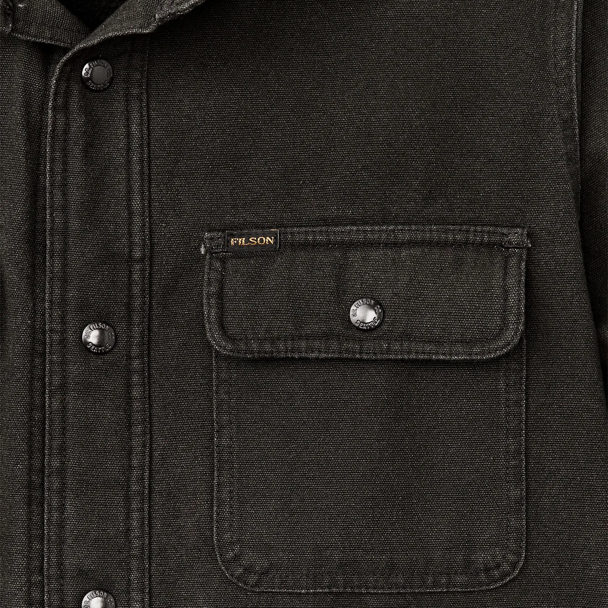 Product image 4 of 6 of Filson Men's Fleece Lined Jac-Shirt - Peat