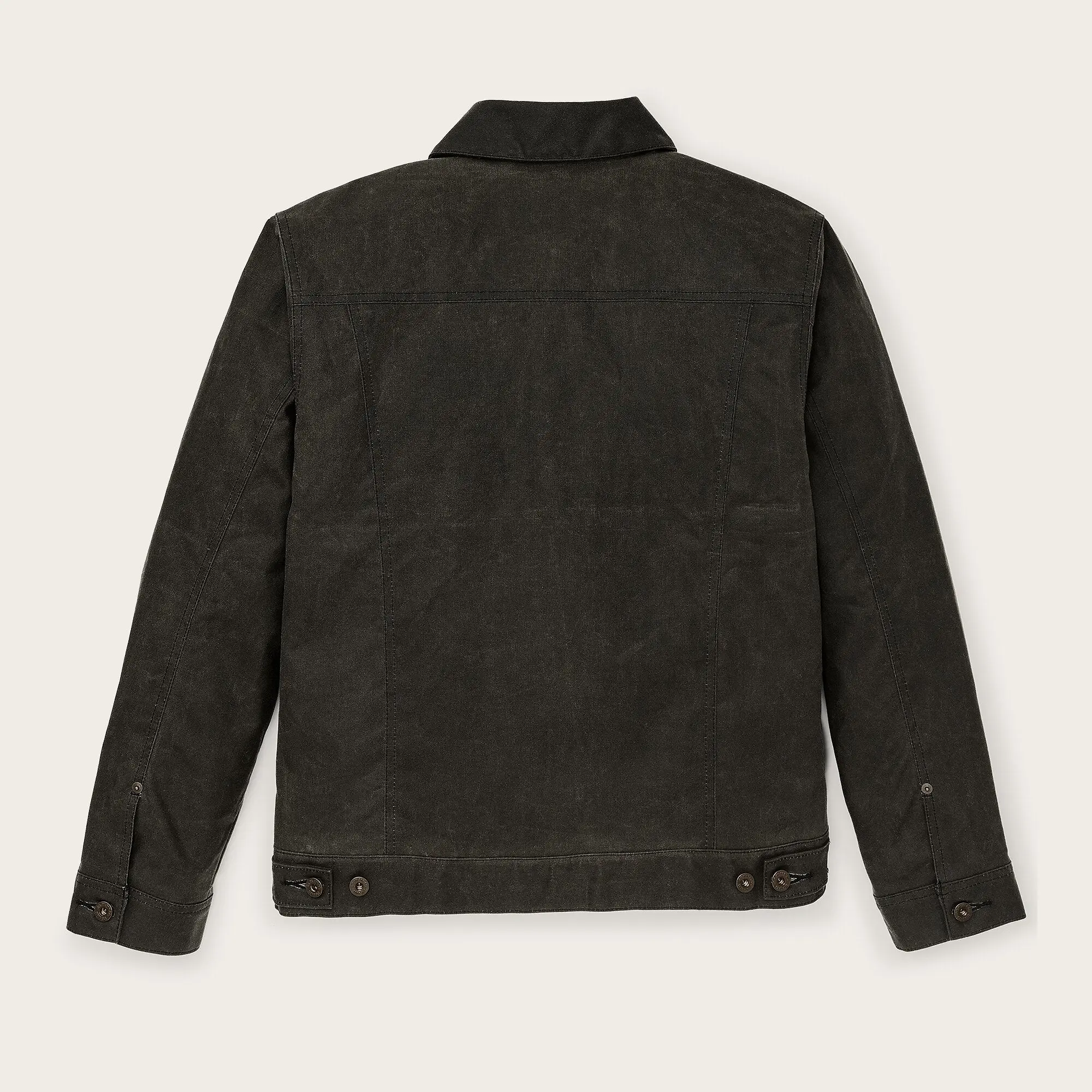 Product image 2 of 5 of Filson Men's Tin Cloth Short Lined Cruiser Jacket - Beluga