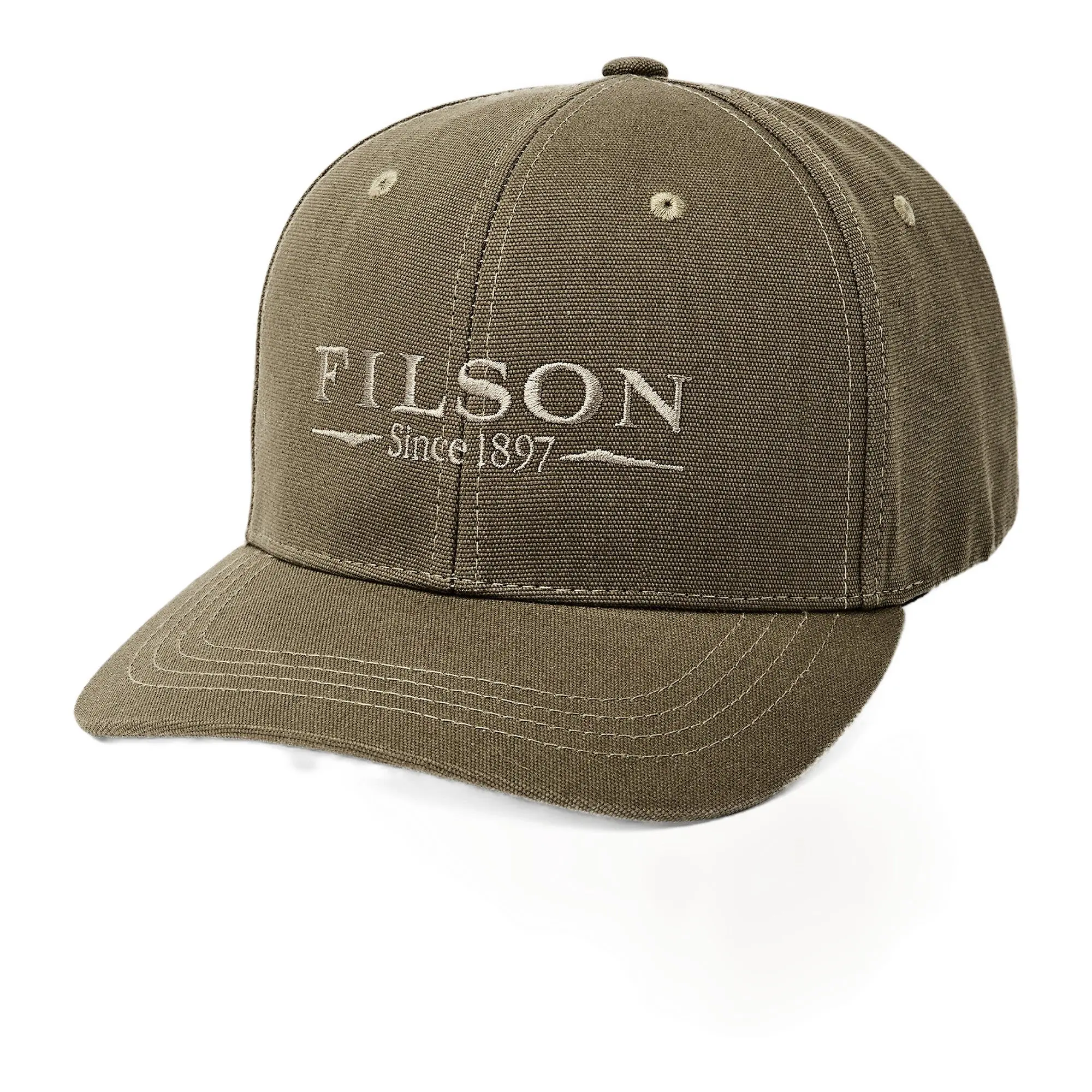 Product image 1 of 3 of Filson Peavey Logger Cap - Military Olive