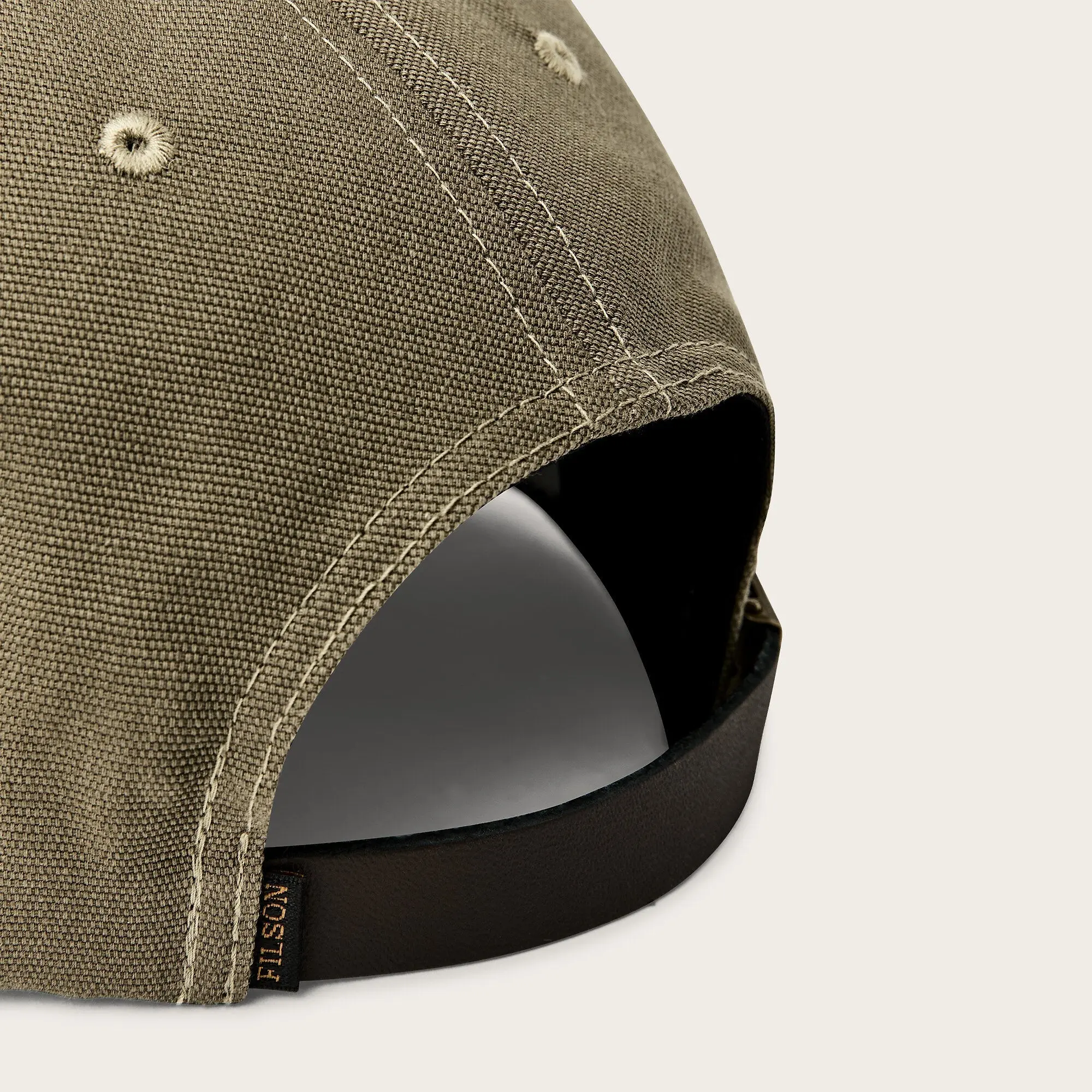 Product image 3 of 3 of Filson Peavey Logger Cap - Military Olive
