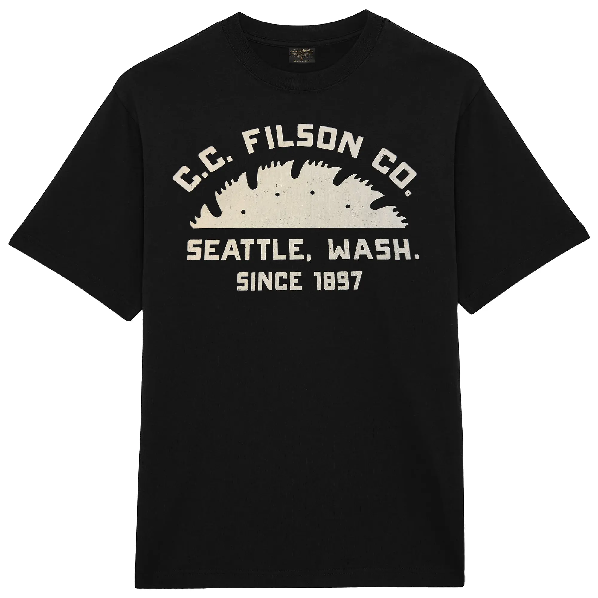 Product image 1 of 3 of Filson Men's Seattle Graphic T-Shirt - Black