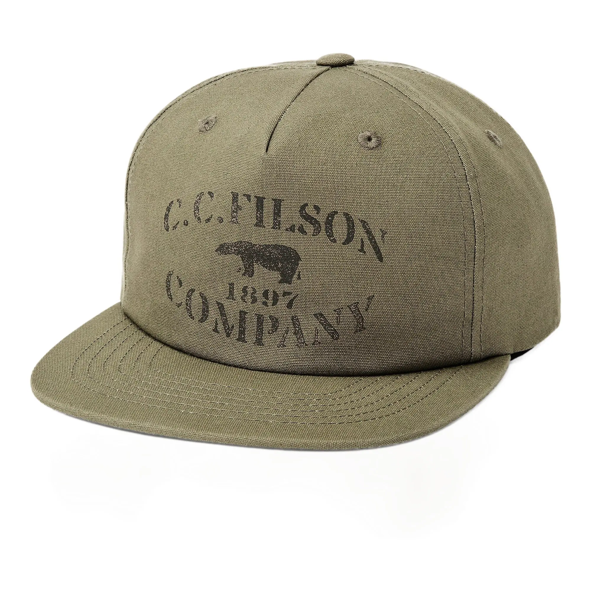 Product image 1 of 3 of Filson Stencil Trucker Cap - Olive