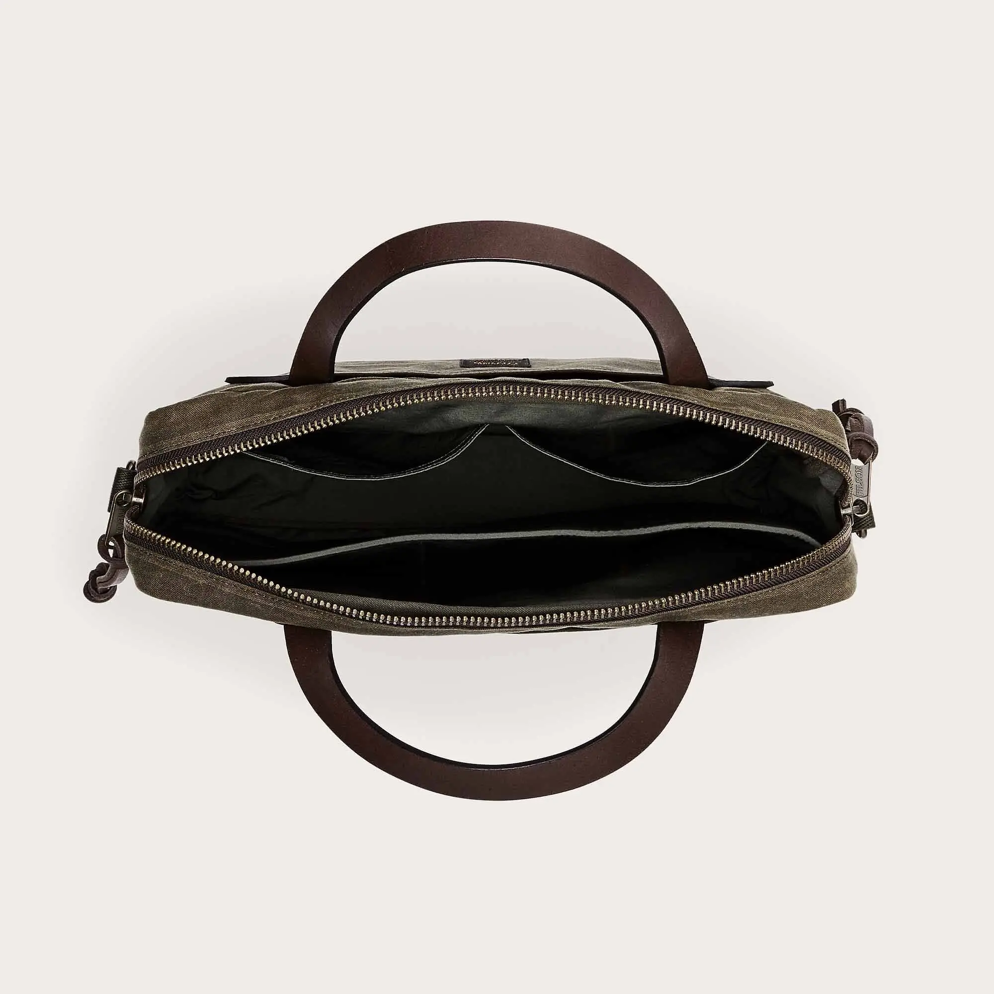 Product image 6 of 9 of Filson Tin Cloth Compact Briefcase - Otter Green