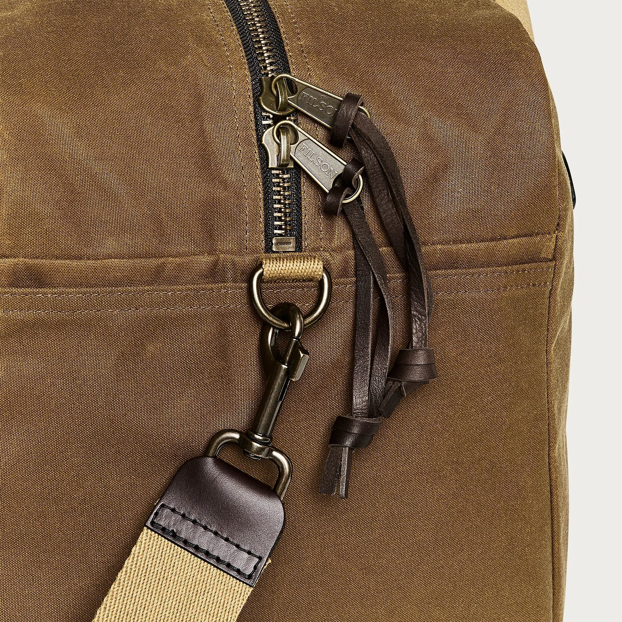 Product image 5 of 6 of Filson Tin Cloth Medium Duffle Bag - Dark Tan
