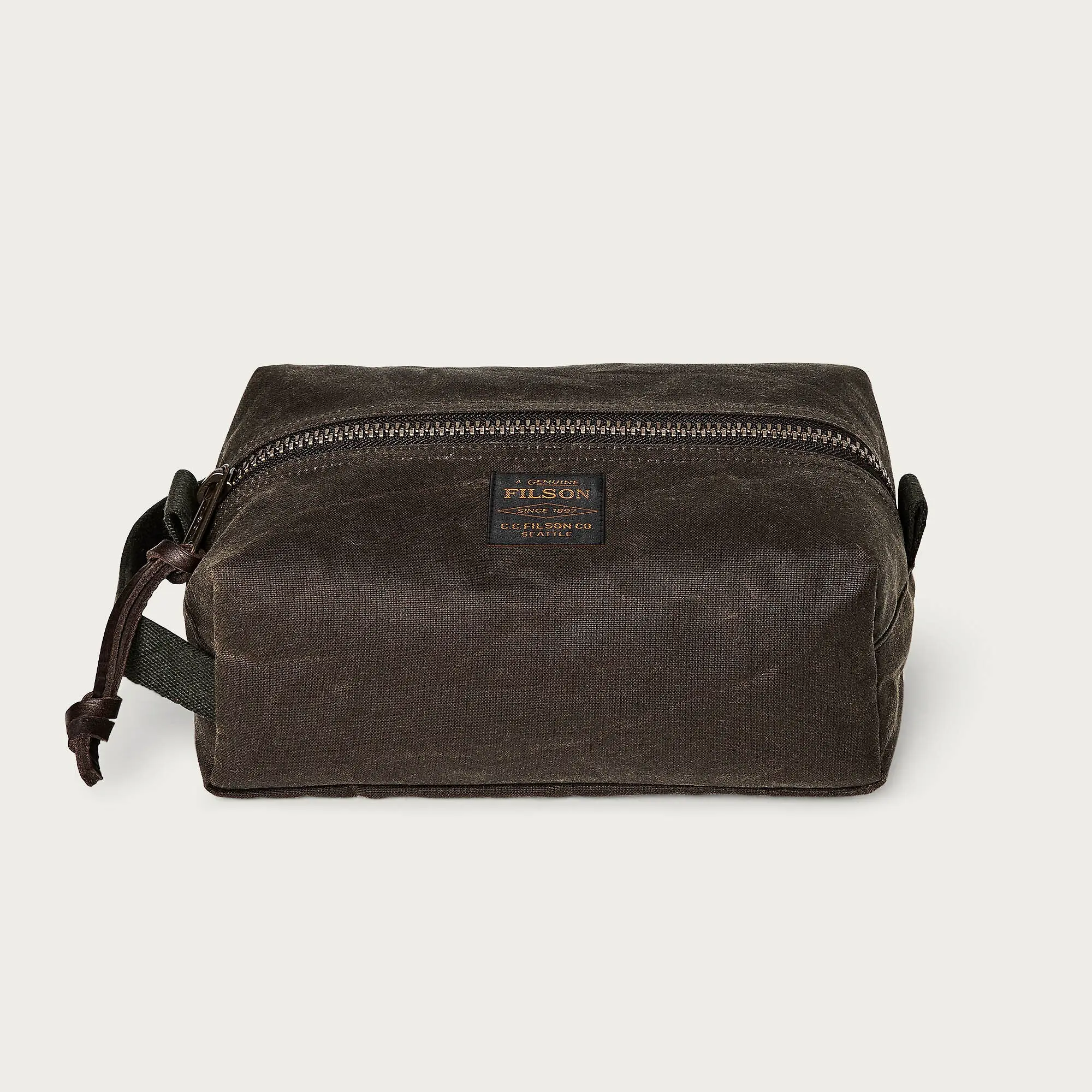 Product image 6 of 10 of Filson Tin Cloth Travel Kit - Dark Tan