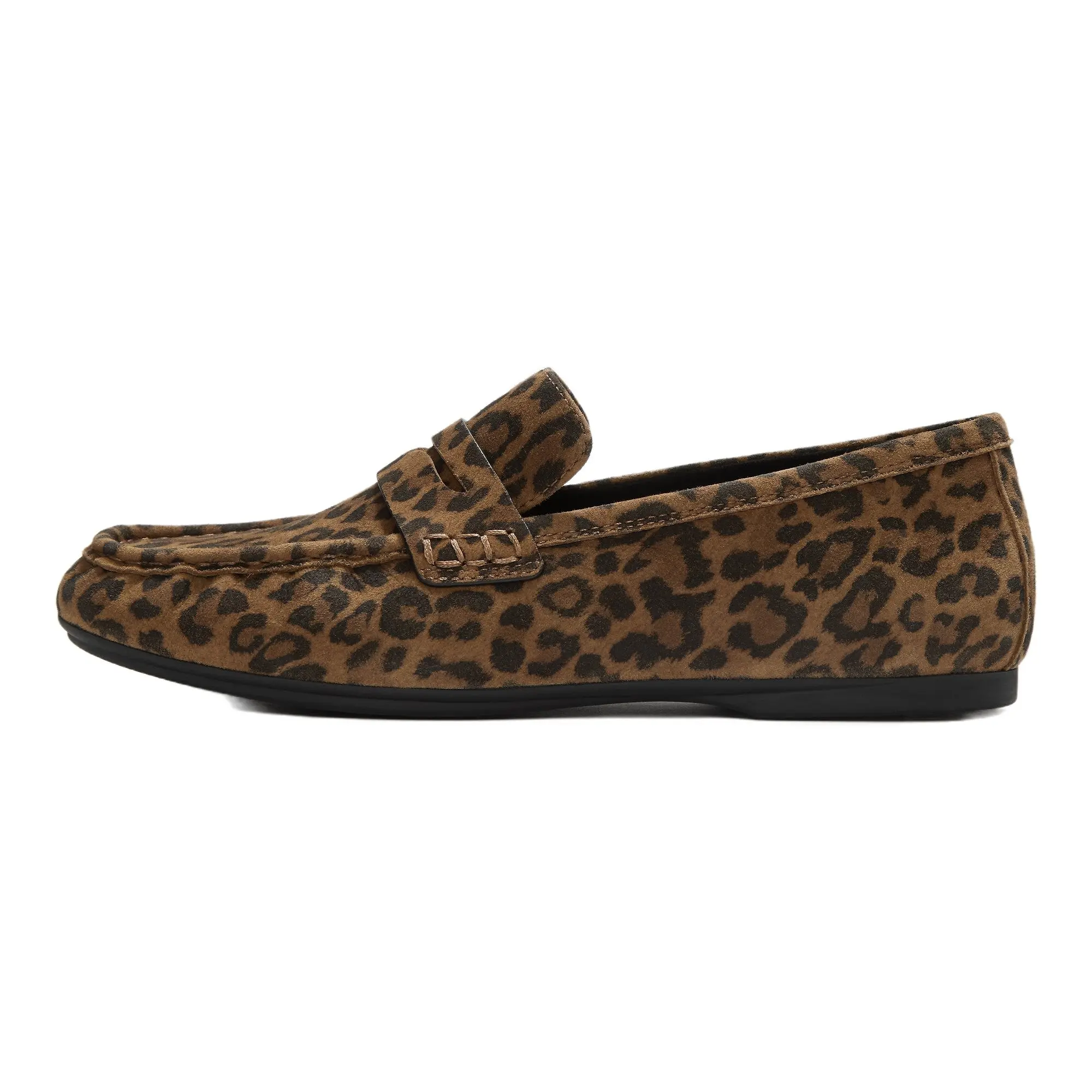 Product image 6 of 6 of FitFlop Women's Delicato Suede Loafers - Leopard Print