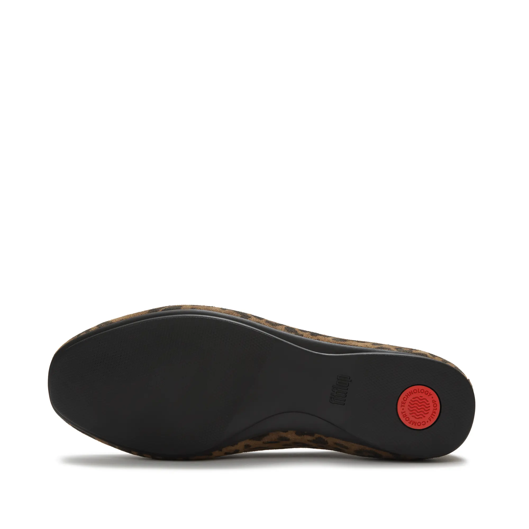 Product image 5 of 6 of FitFlop Women's Delicato Suede Loafers - Leopard Print
