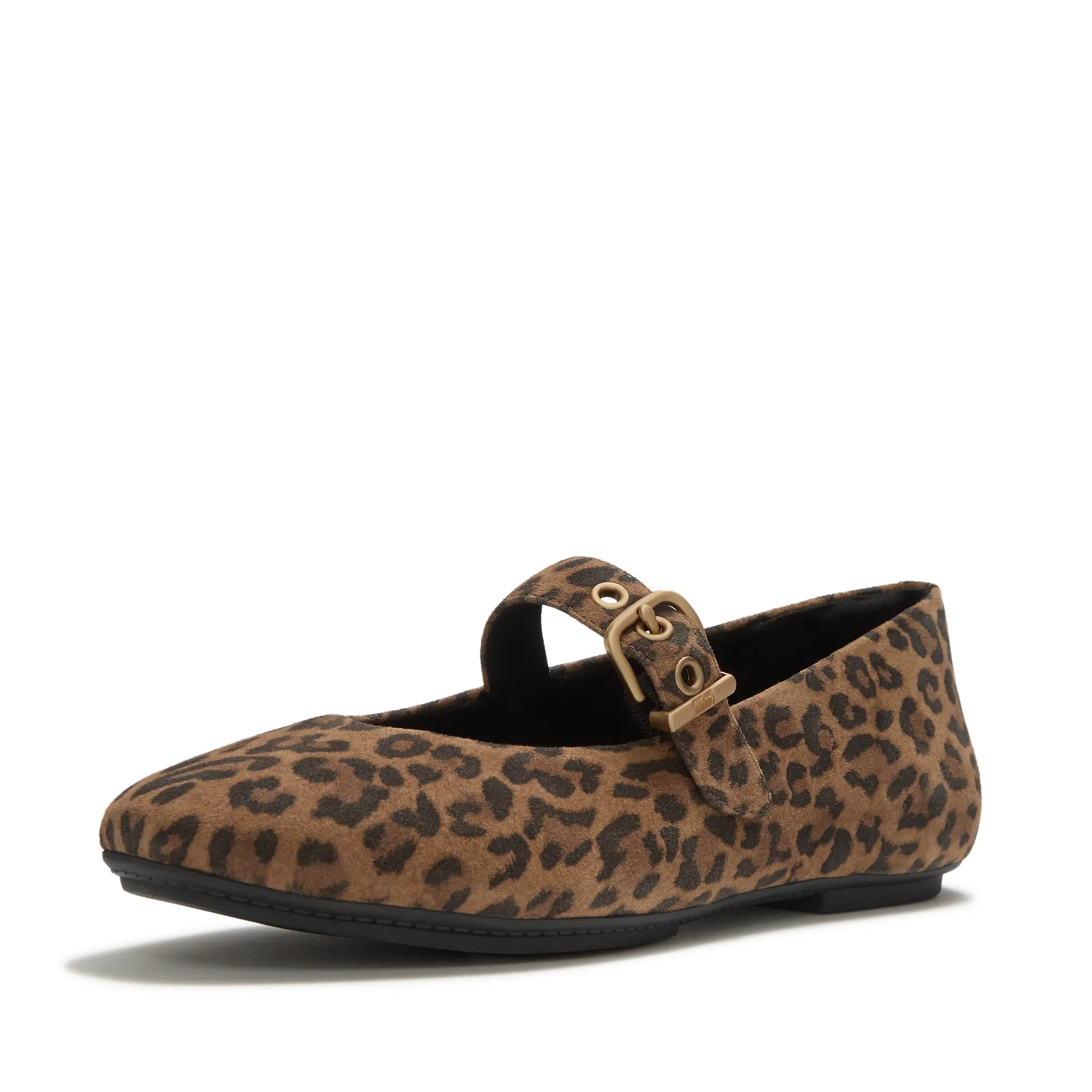 Product image 5 of 7 of FitFlop Women's Delicato Suede Mary Janes - Leopard Print