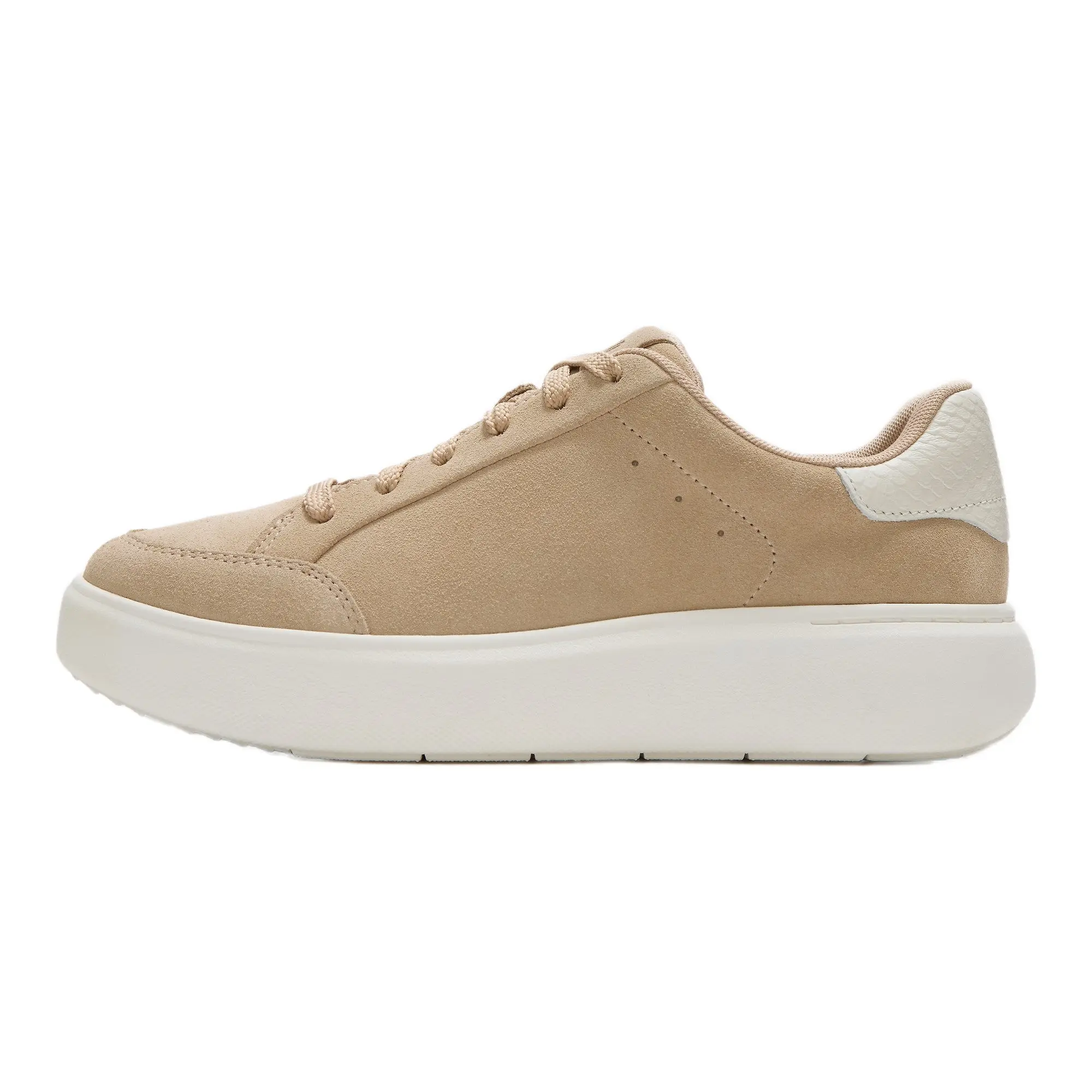 Product image 6 of 7 of FitFlop Women's RTG Suede Snake Lace Up Trainers - Hazelnut