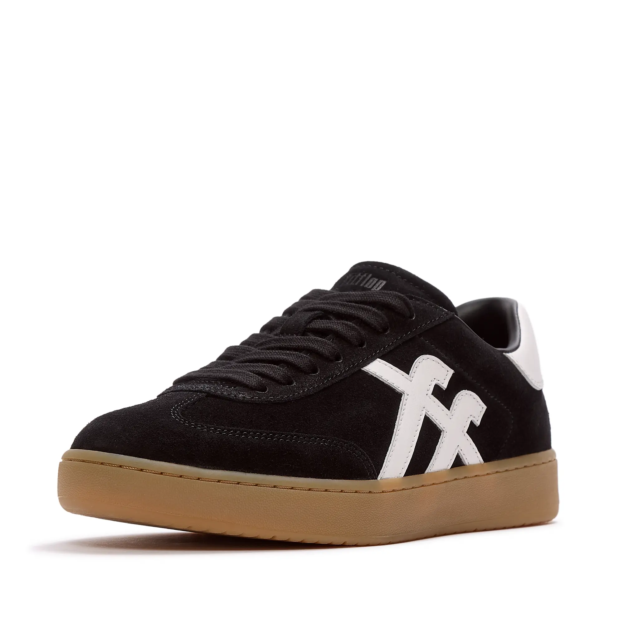 Product image 6 of 10 of FitFlop Women's The Dash FF T-Toe Suede Trainers - Black / Urban White