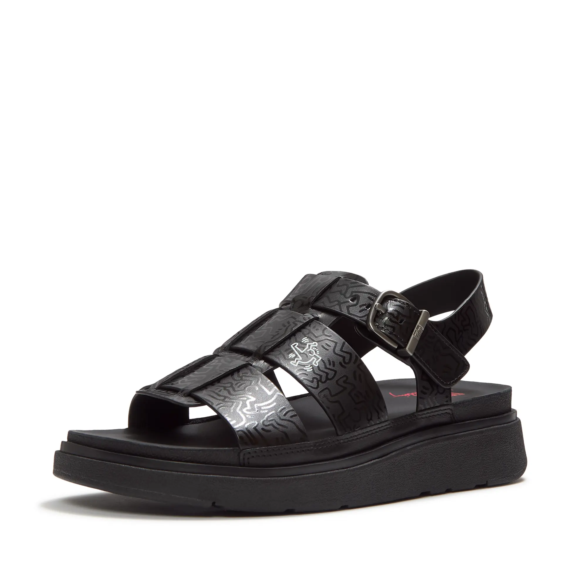 Product image 5 of 7 of FitFlop x Keith Haring Women's Gen-FF Fisherman Sandals - Black