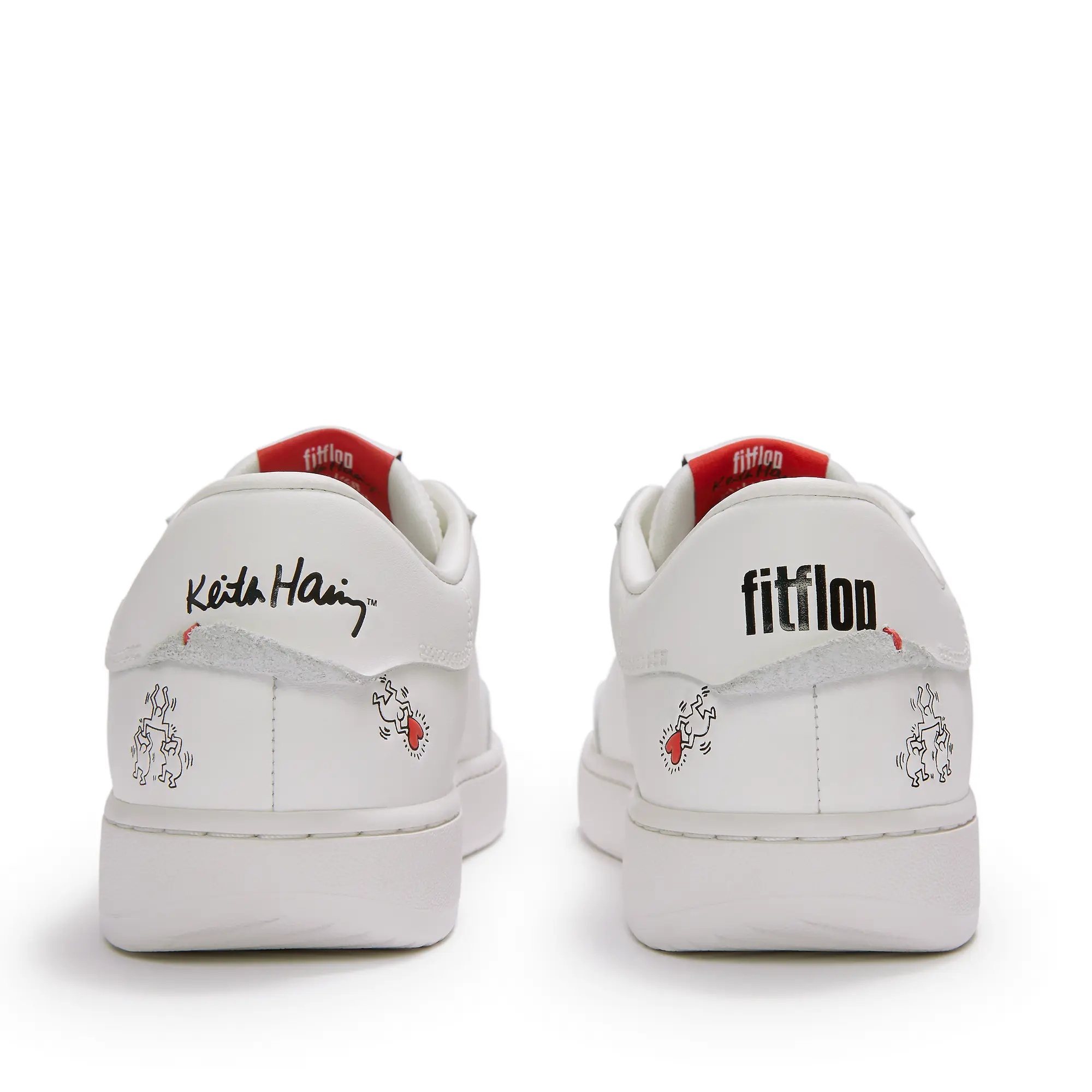 Product image 8 of 9 of FitFlop x Keith Haring Women's The Dash FF Trainers - Urban White