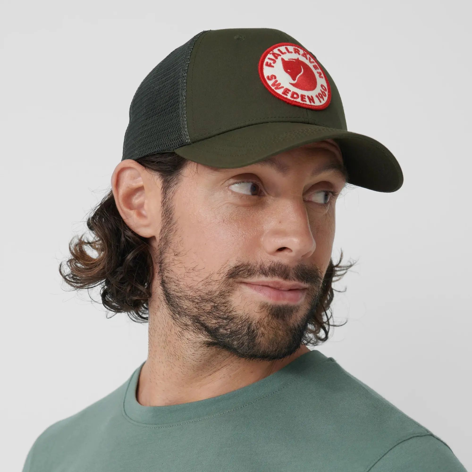 Product image 4 of 4 of Fjällräven 1960 Logo Långtradarkeps Cap - Deep Forest