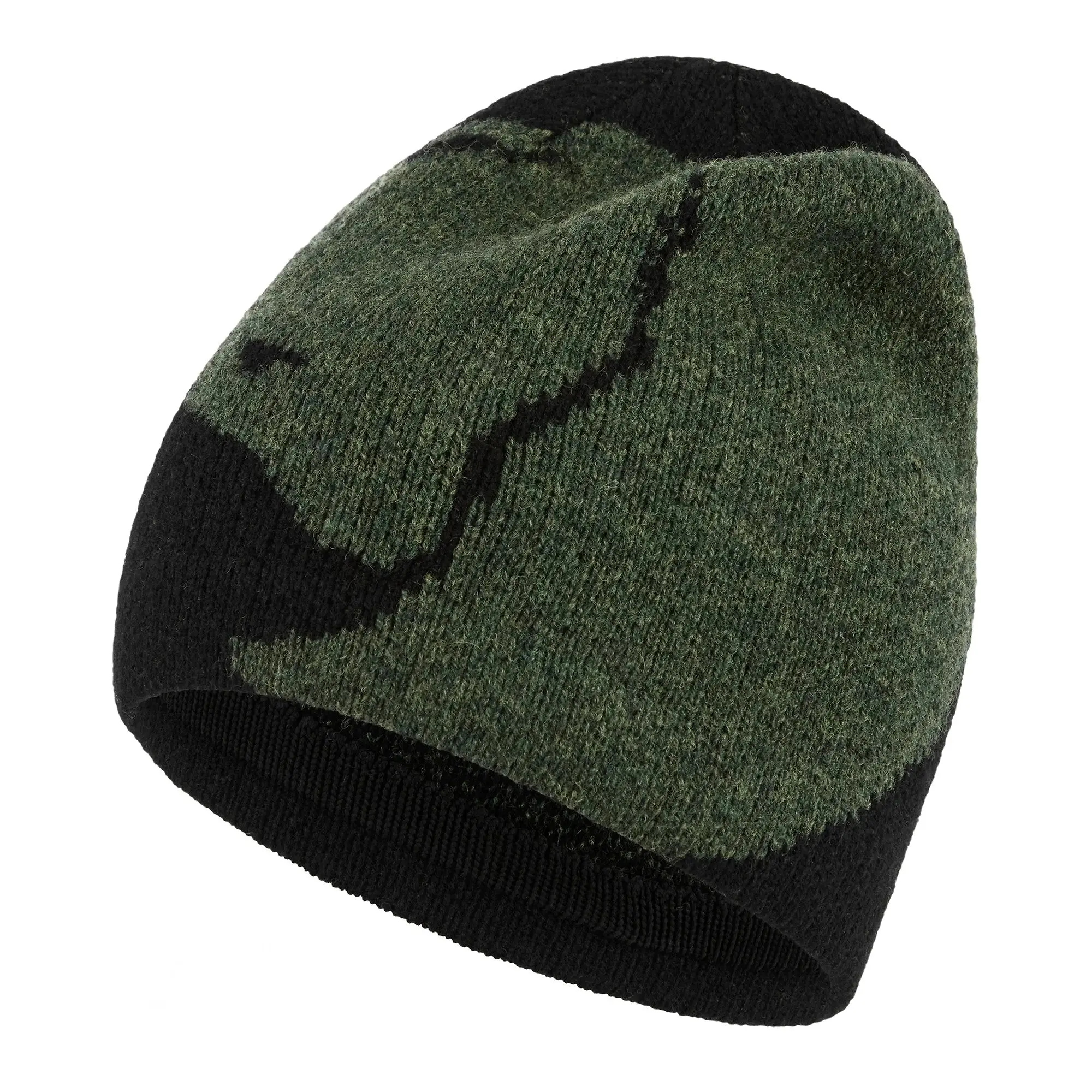 Product image 1 of 7 of Fjällräven Bergtagen Jacquard Beanie - Black-Deep Forest