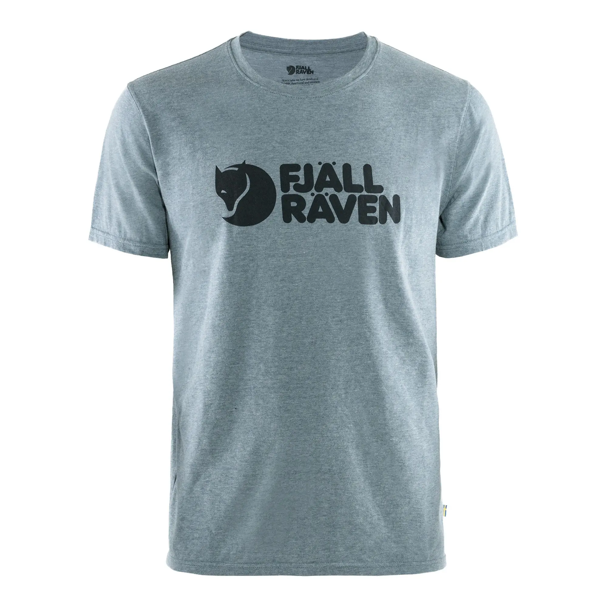 Product image 1 of 5 of Fjällräven Men's Fjällräven Logo T-Shirt - Uncle Blue-Melange
