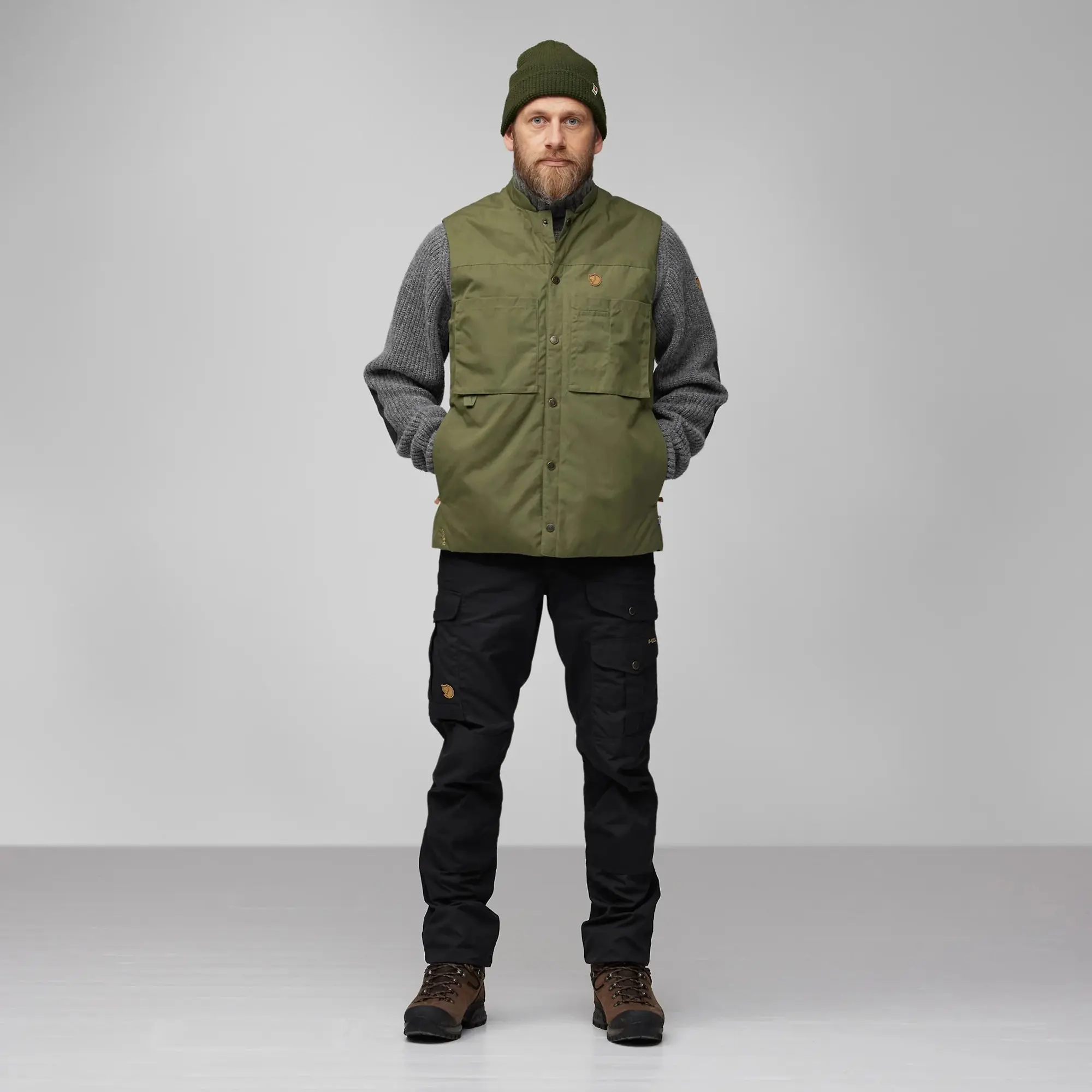 Product image 3 of 11 of Fjällräven Men's Singi Padded Vest - Laurel Green