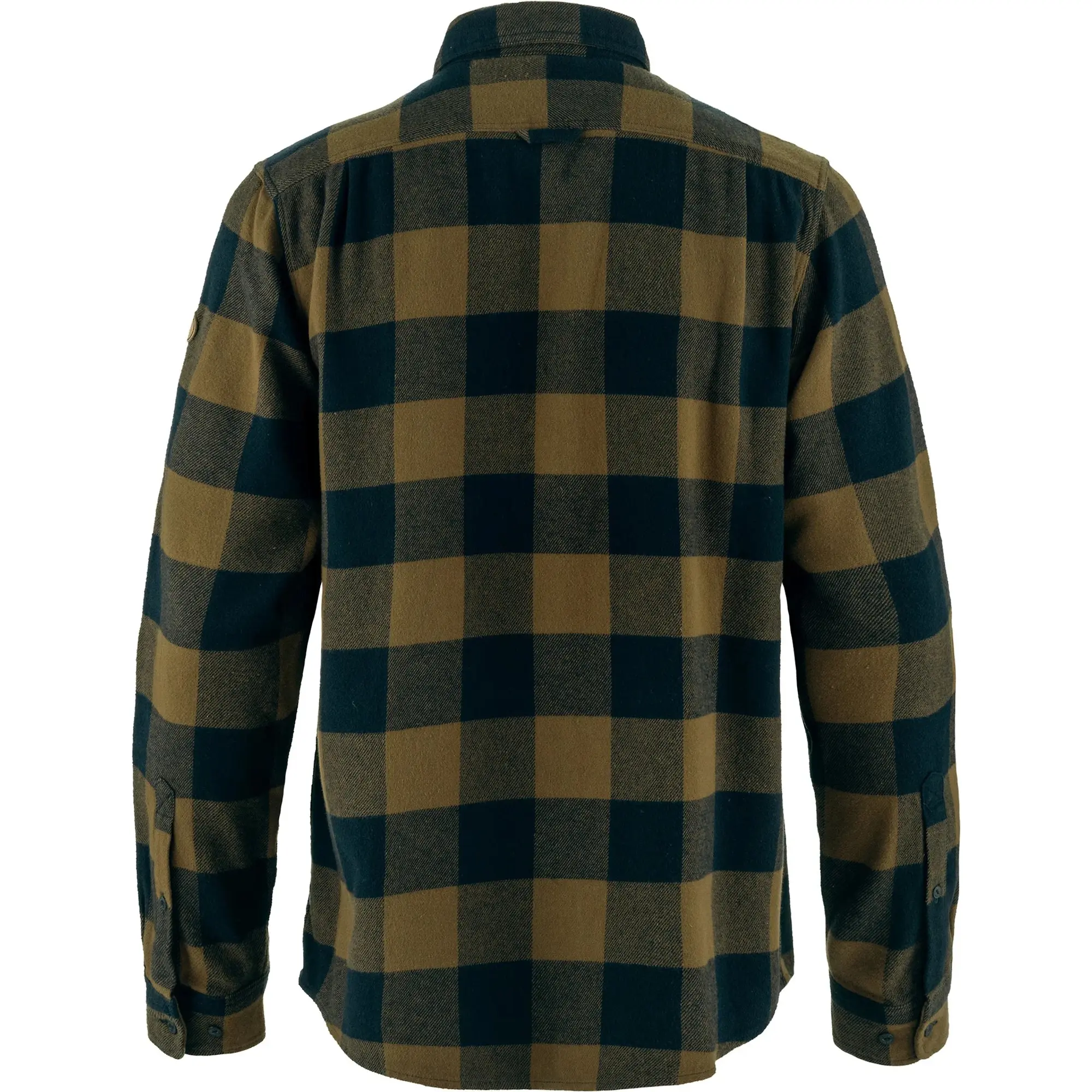 Product image 2 of 6 of Fjällräven Men's Övik Heavy Flannel Shirt - Wood Brown-Dark Navy
