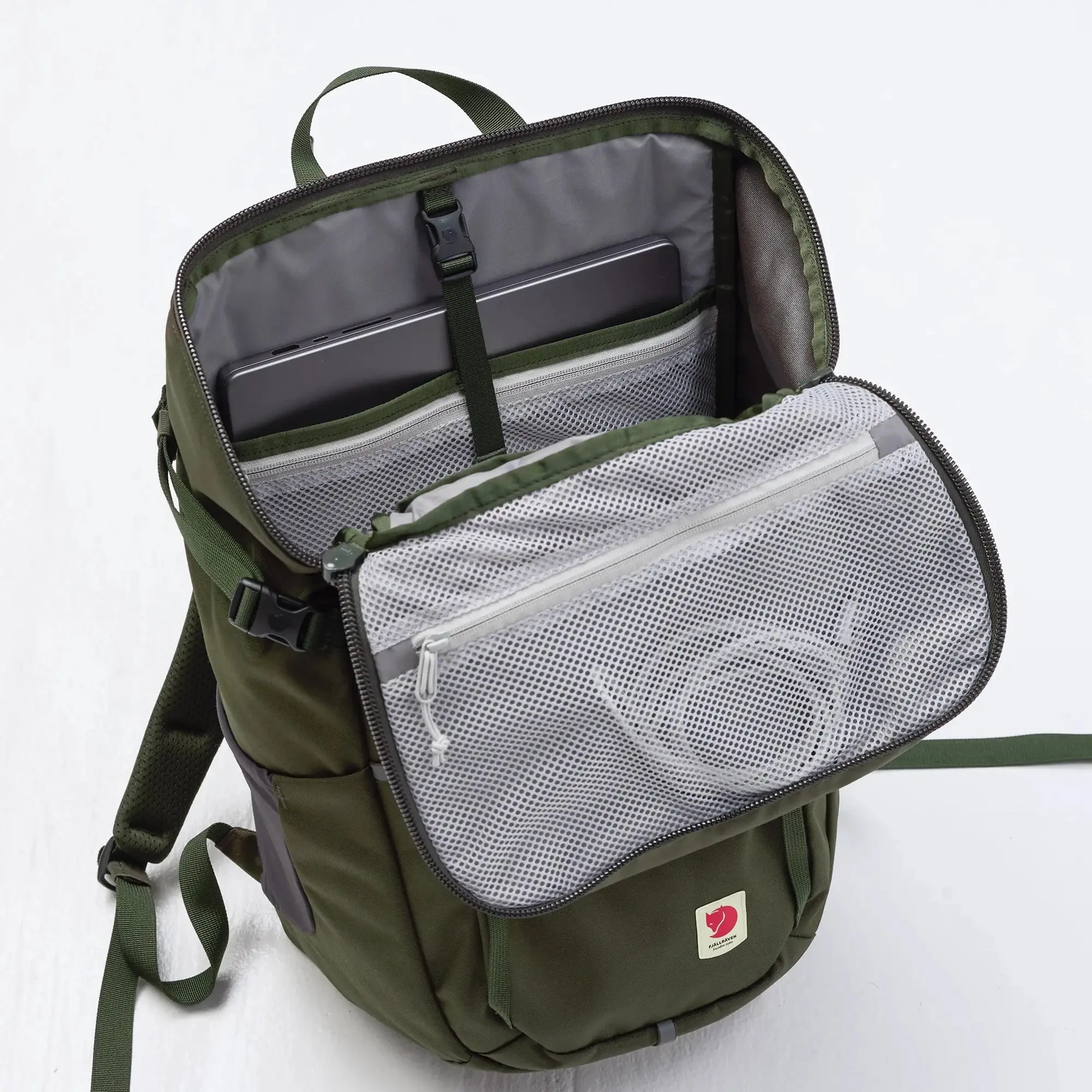 Product image 8 of 11 of Fjällräven Skule Top Zip 30L Backpack - Deep Forest