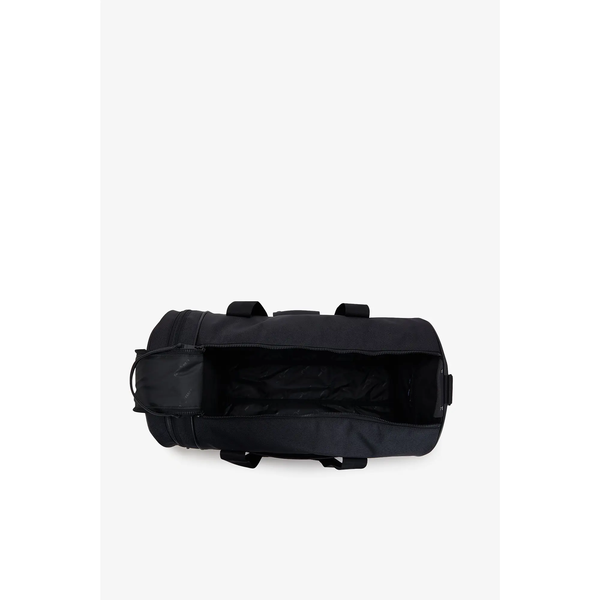 Product image 7 of 8 of Fred Perry Leather Patch Barrel Bag - Black