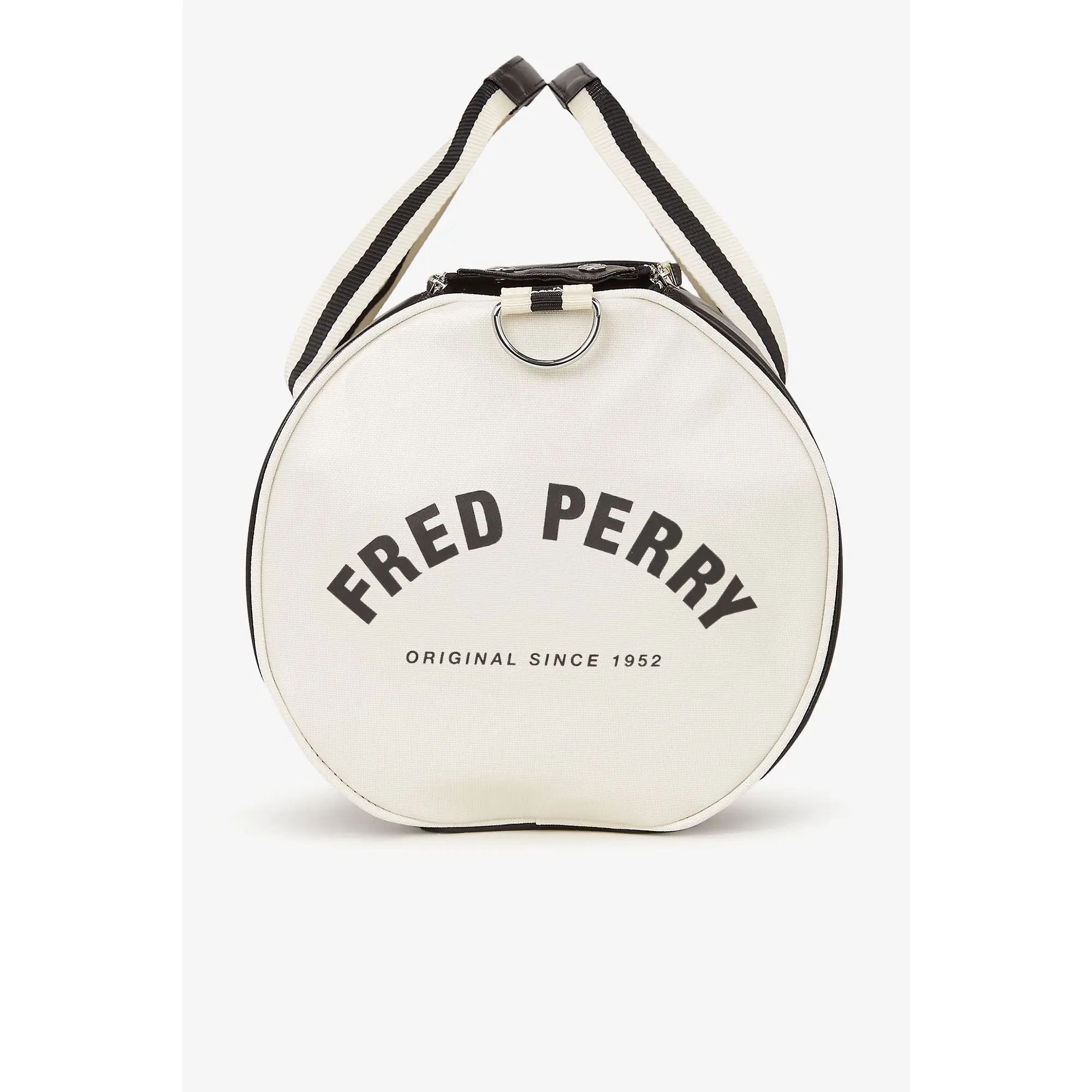 Product image 6 of 8 of Fred Perry Classic Barrel Bag - Black / Ecru