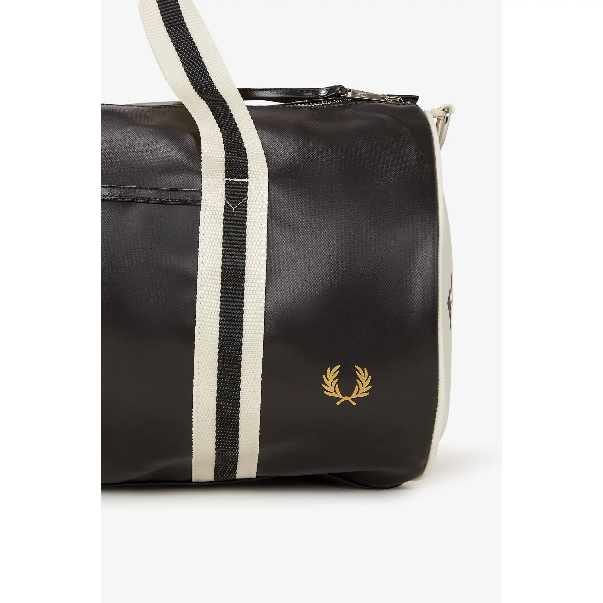 Product image 8 of 8 of Fred Perry Classic Barrel Bag - Black / Ecru