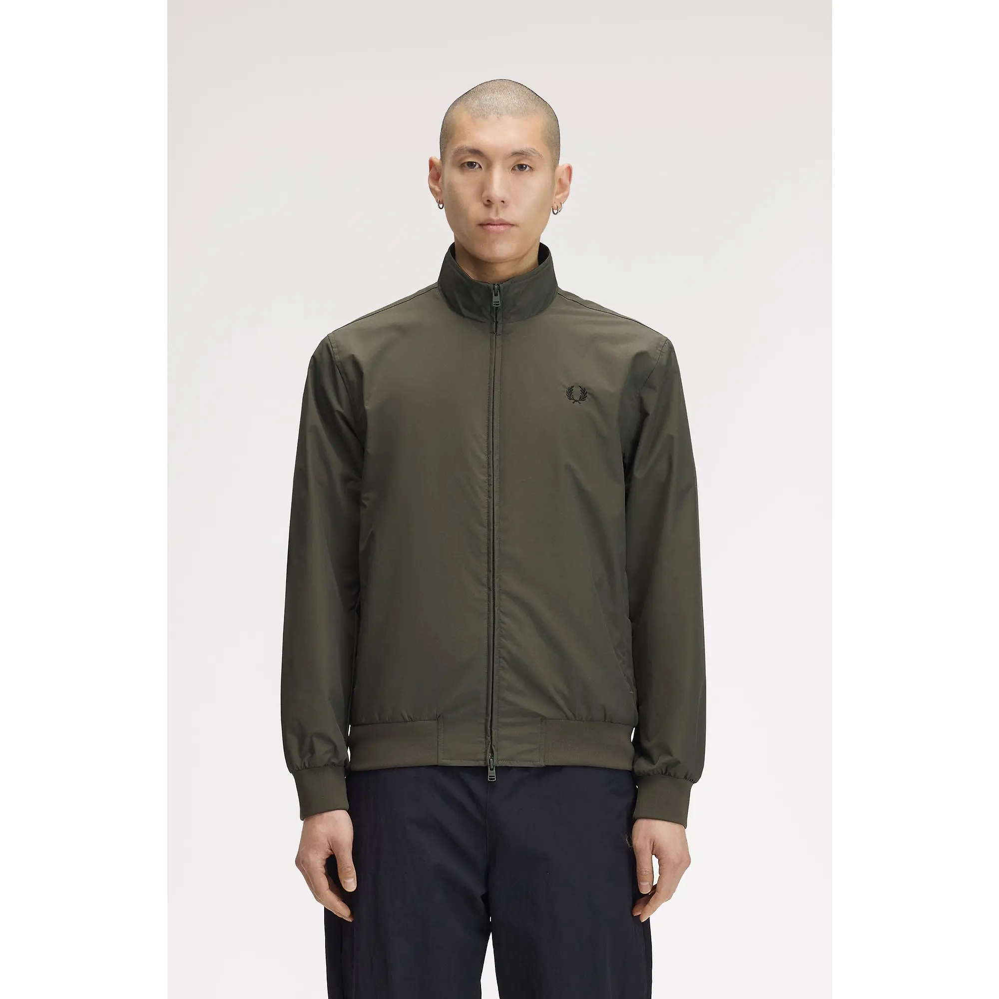 Product image 2 of 11 of Fred Perry Men's Brentham Jacket - Field Green
