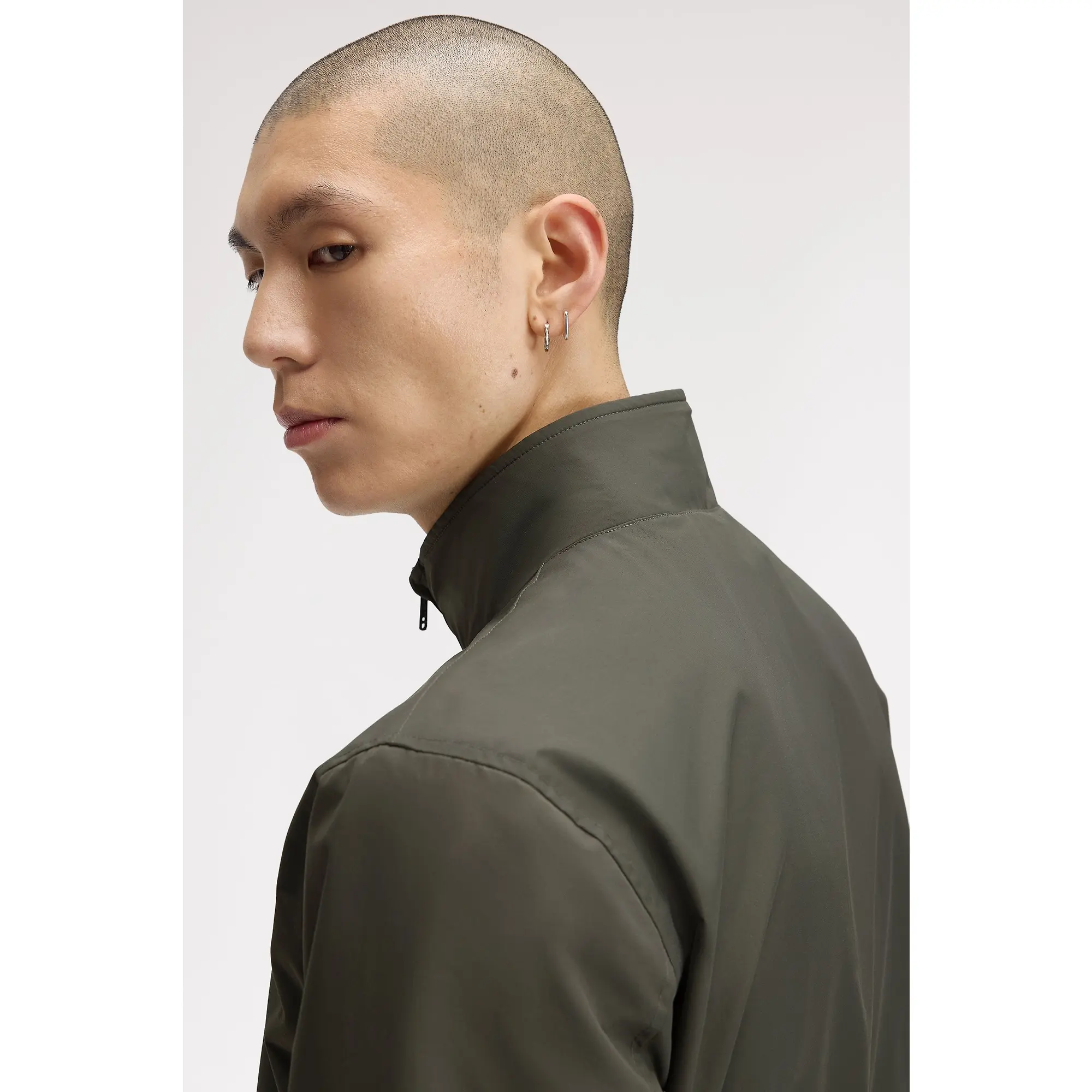 Product image 6 of 11 of Fred Perry Men's Brentham Jacket - Field Green