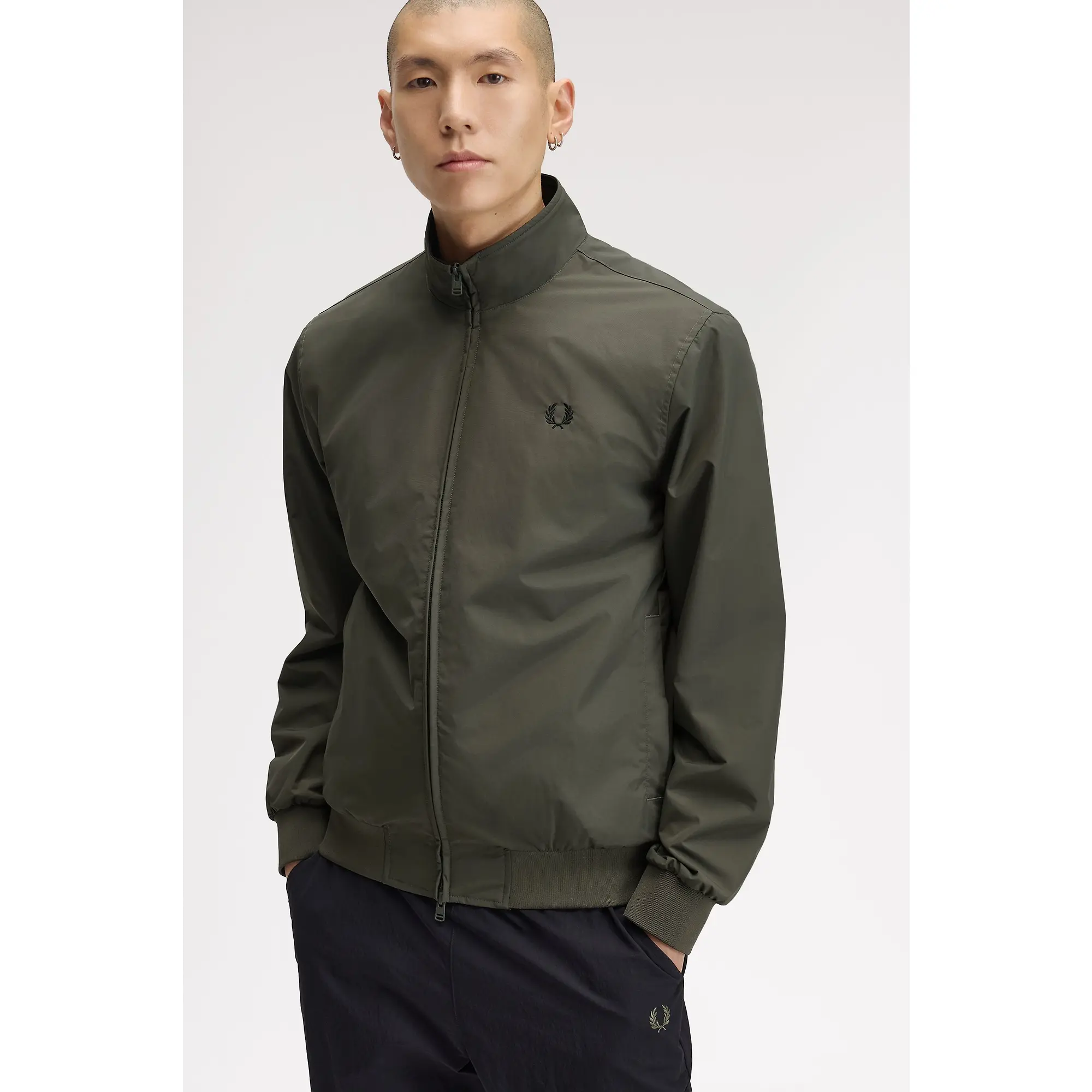 Product image 9 of 11 of Fred Perry Men's Brentham Jacket - Field Green