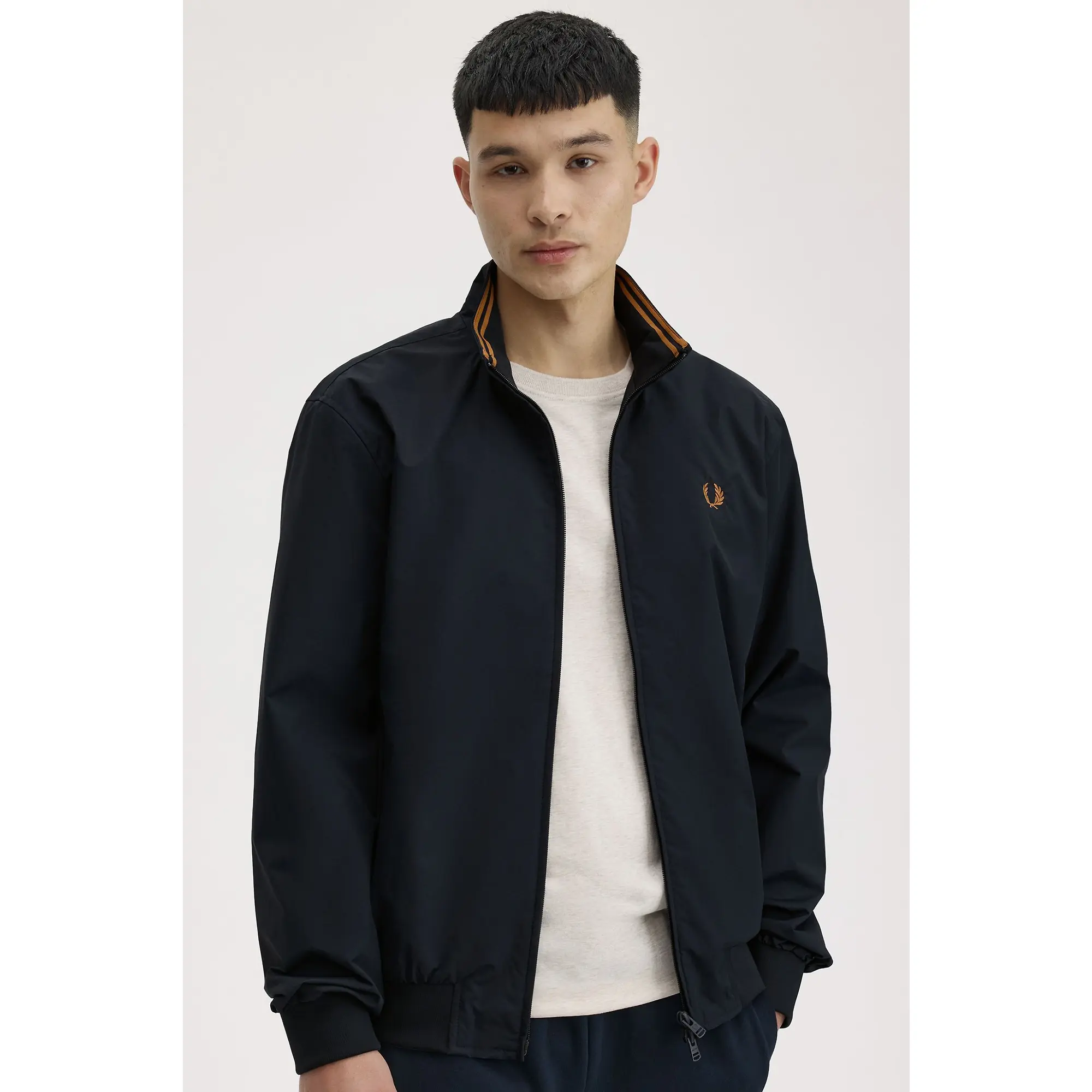 Product image 5 of 12 of Fred Perry Men's Brentham Jacket - Navy