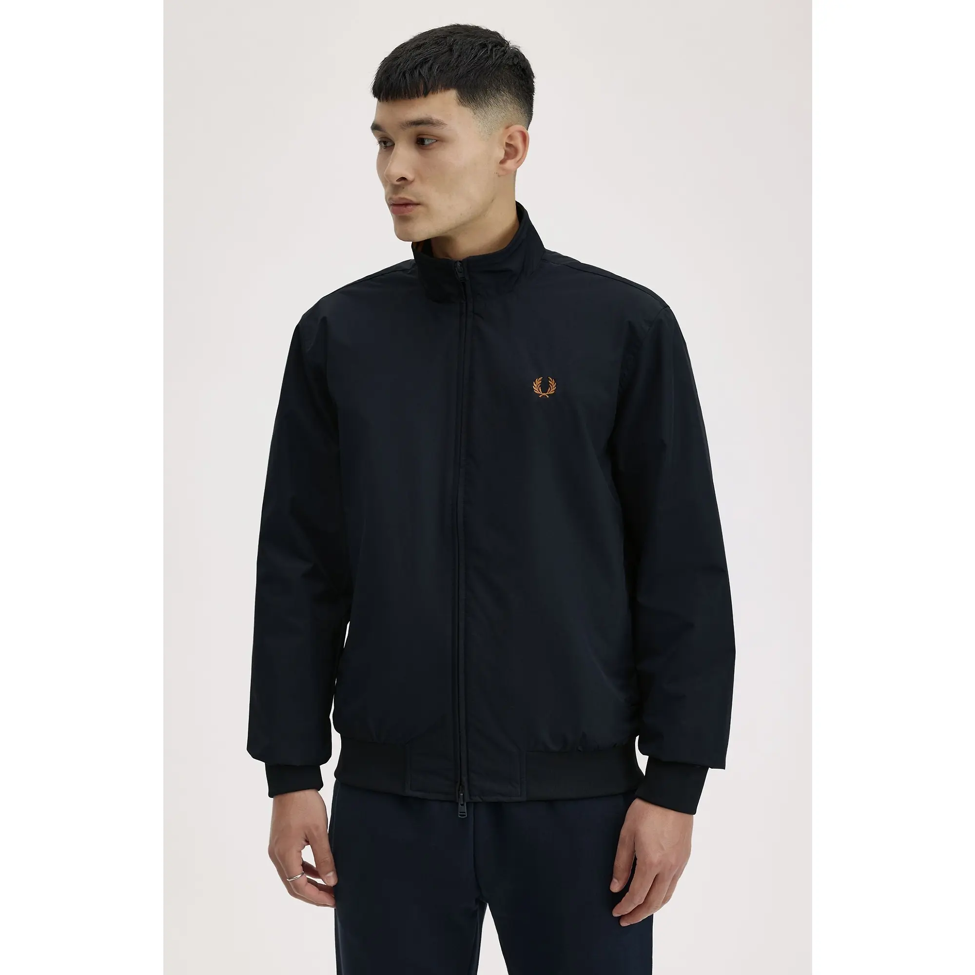Product image 9 of 12 of Fred Perry Men's Brentham Jacket - Navy