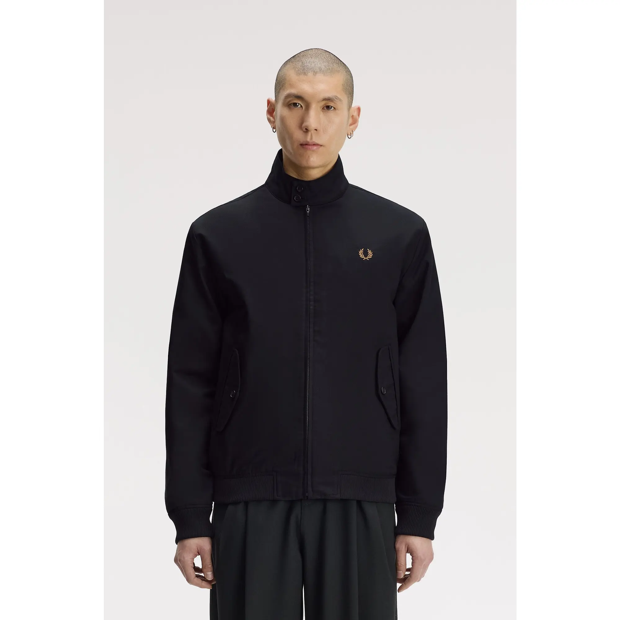 Product image 2 of 11 of Fred Perry Men's Classic Harrington Jacket - Black