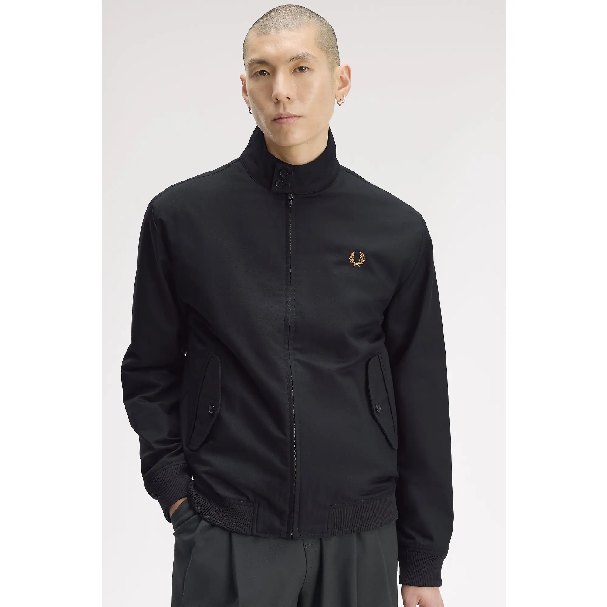 Product image 5 of 11 of Fred Perry Men's Classic Harrington Jacket - Black