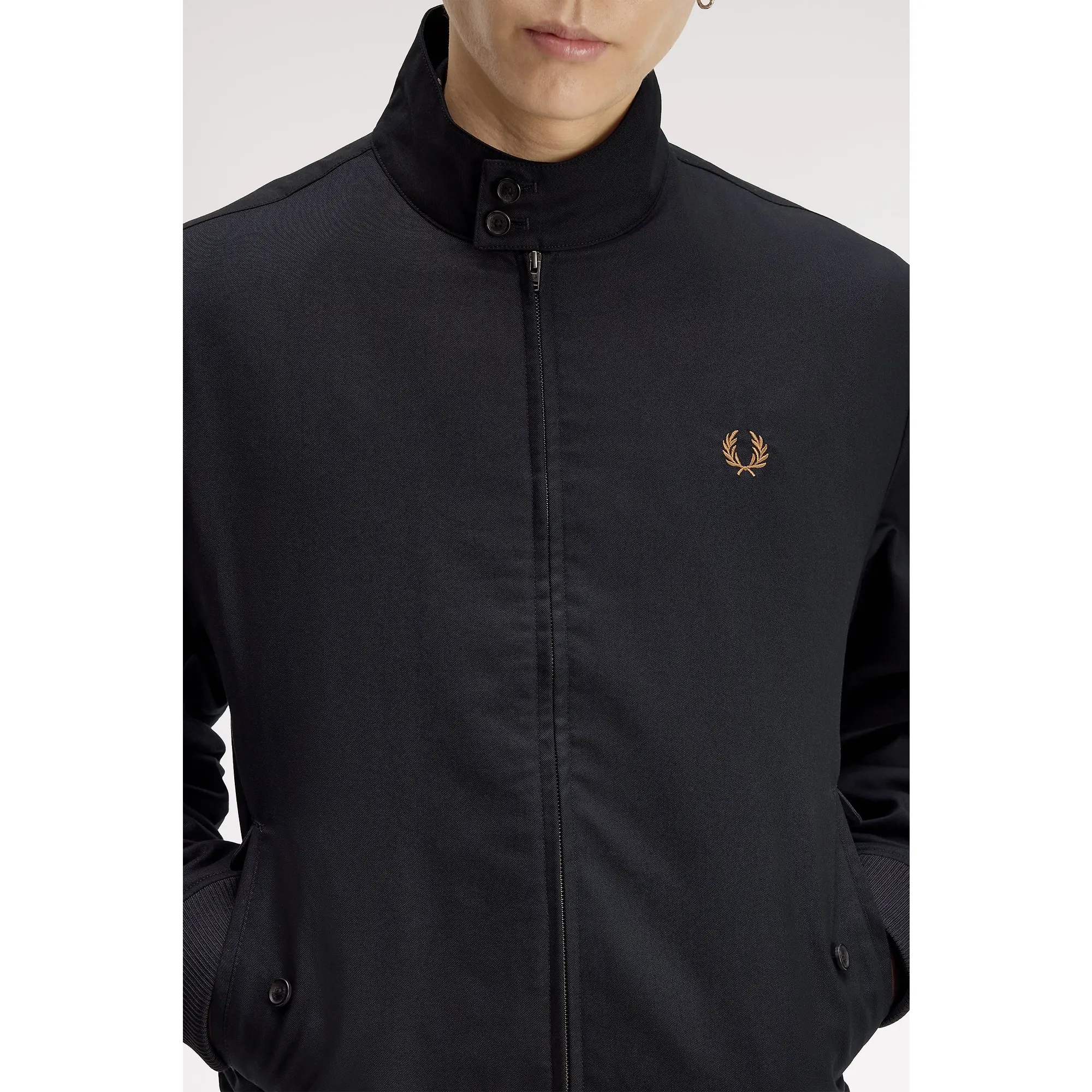 Product image 10 of 11 of Fred Perry Men's Classic Harrington Jacket - Black