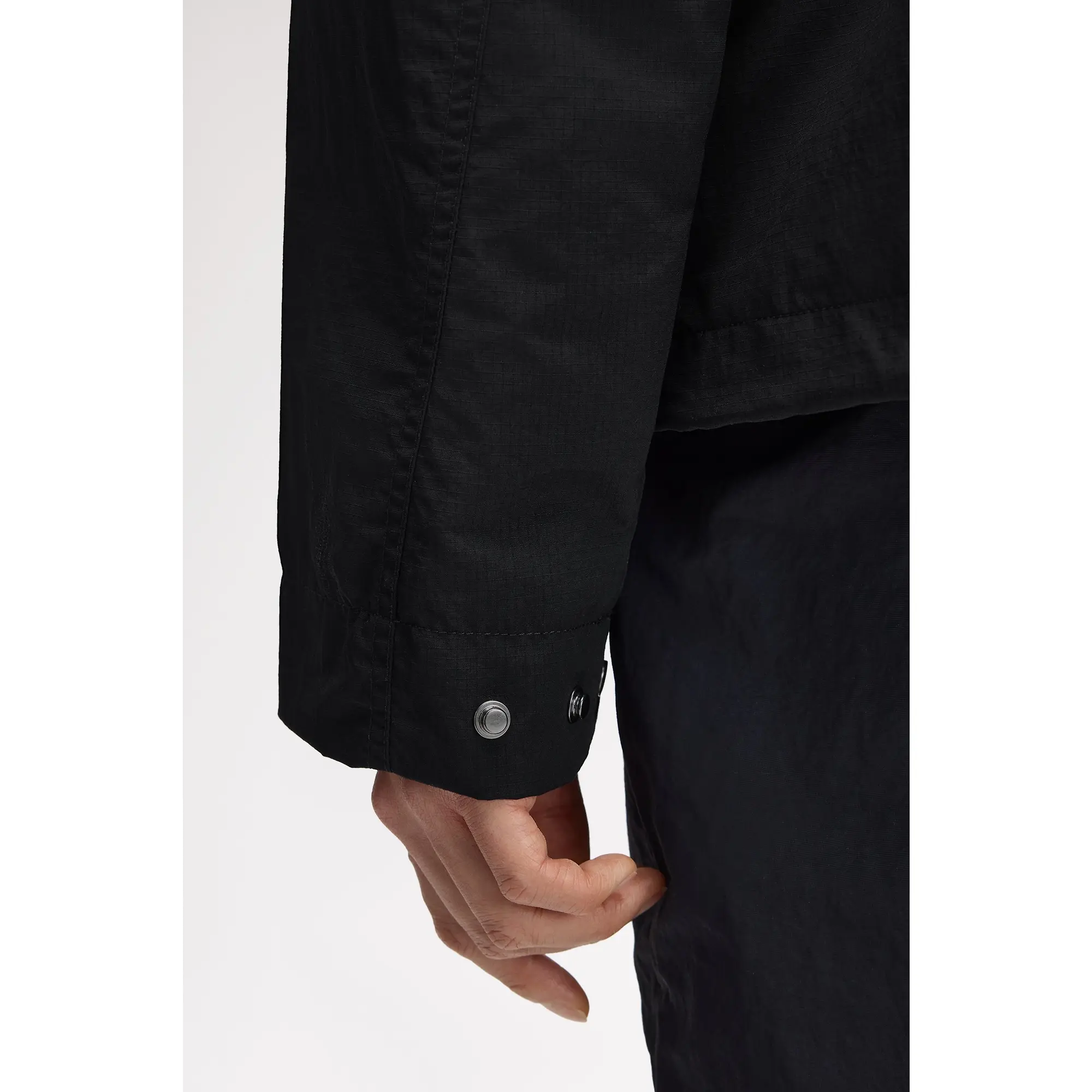 Product image 10 of 11 of Fred Perry Men's Cropped Ripstop Parka - Black