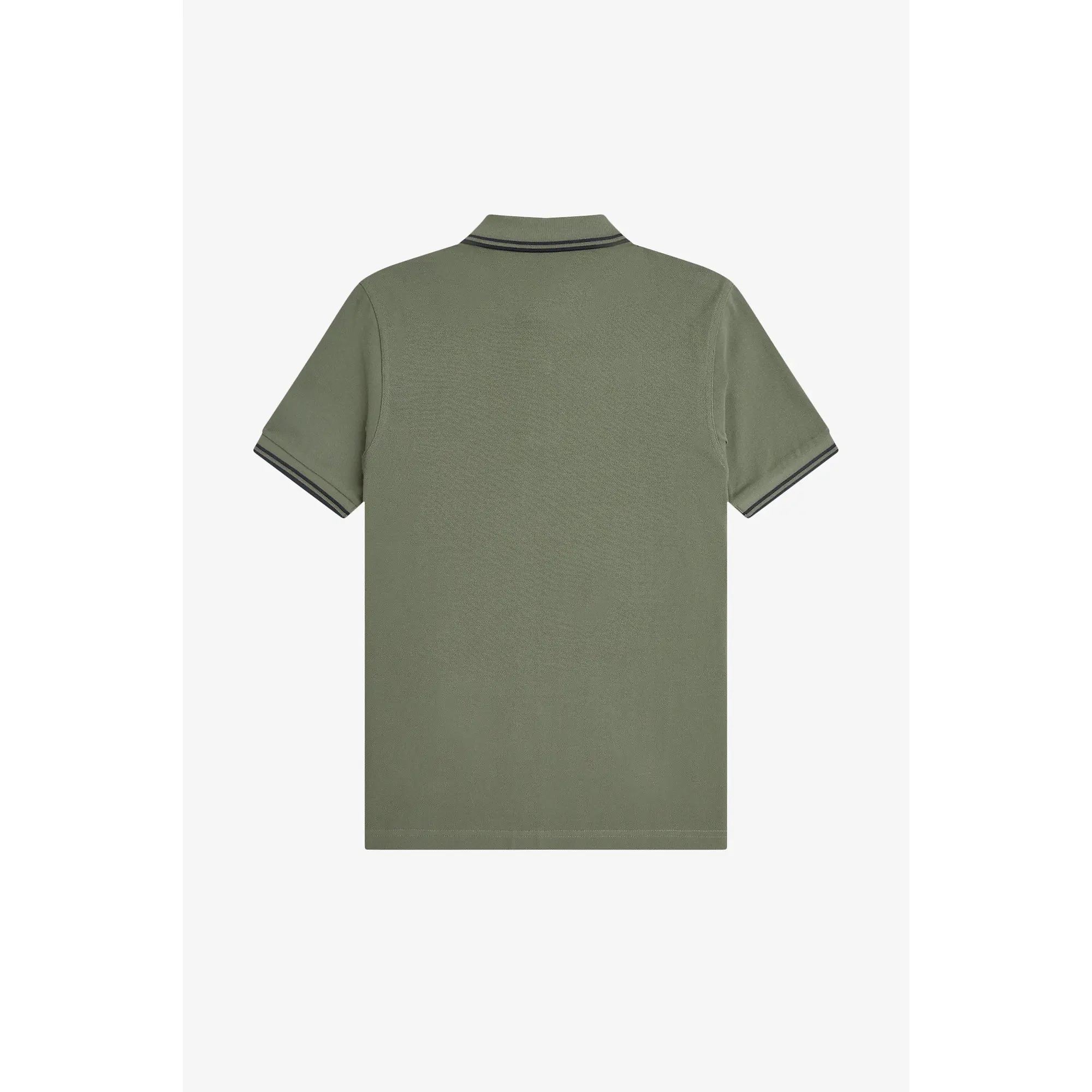 Product image 7 of 8 of Fred Perry Men's M3600 Twin Tipped Shirt - Laurel Wreath Green / Black
