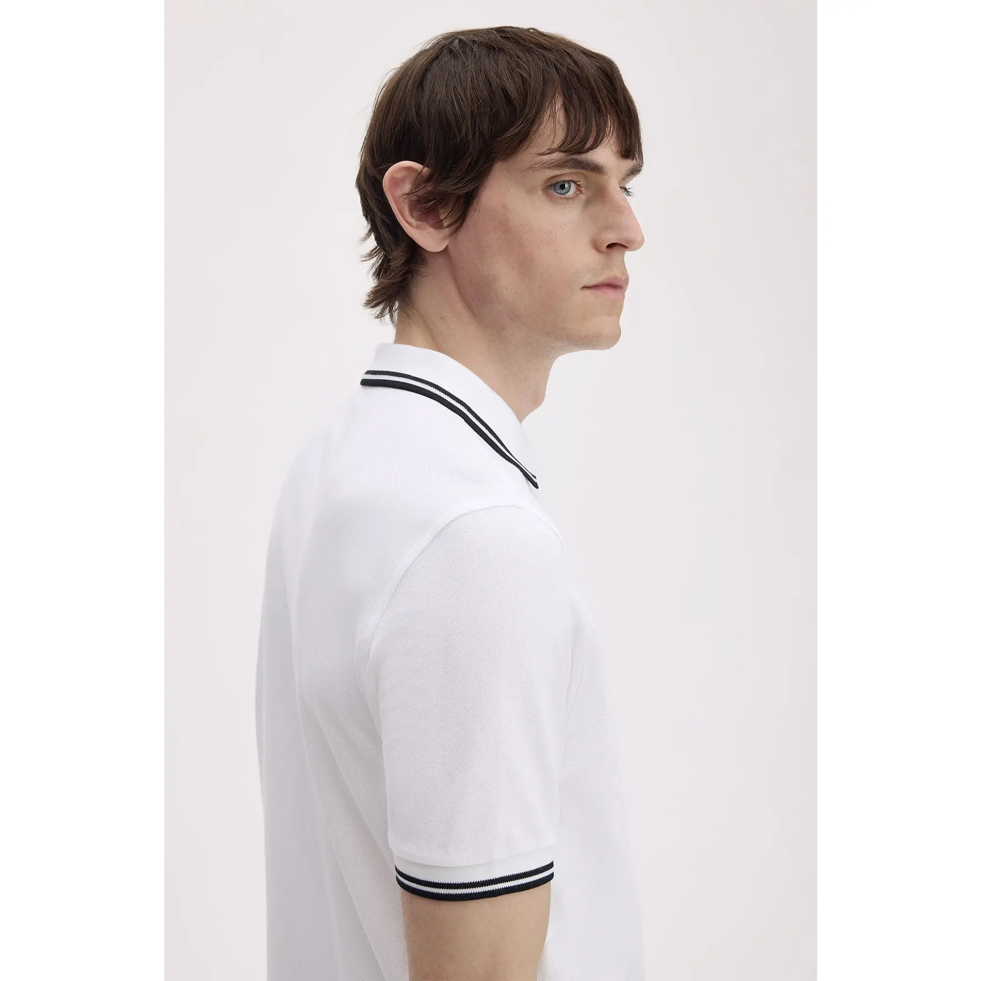 Product image 7 of 9 of Fred Perry Men's M3600 Twin Tipped Shirt - White