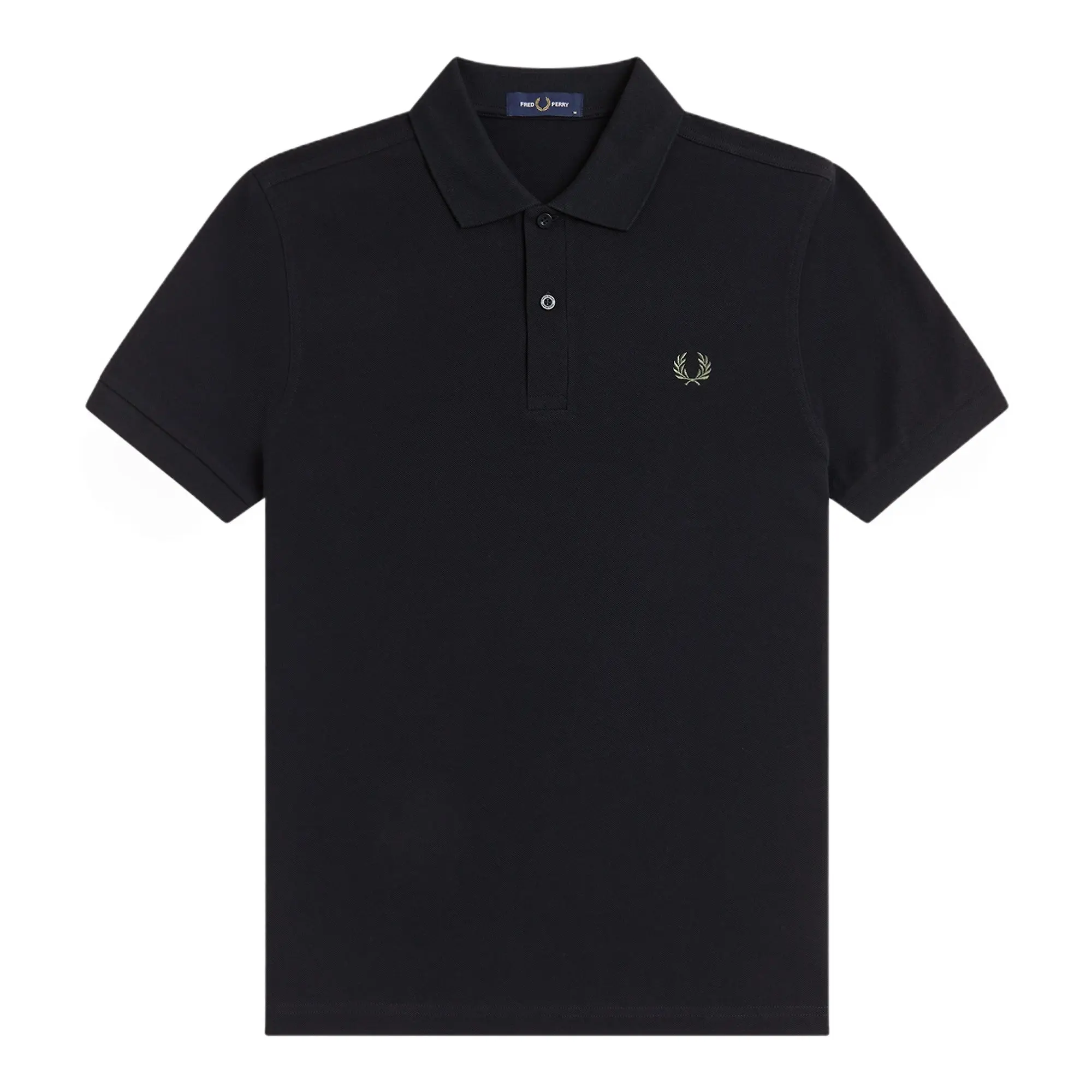 Product image 1 of 7 of Fred Perry Men's M6000 Shirt - Black / Laurel Wreath Green