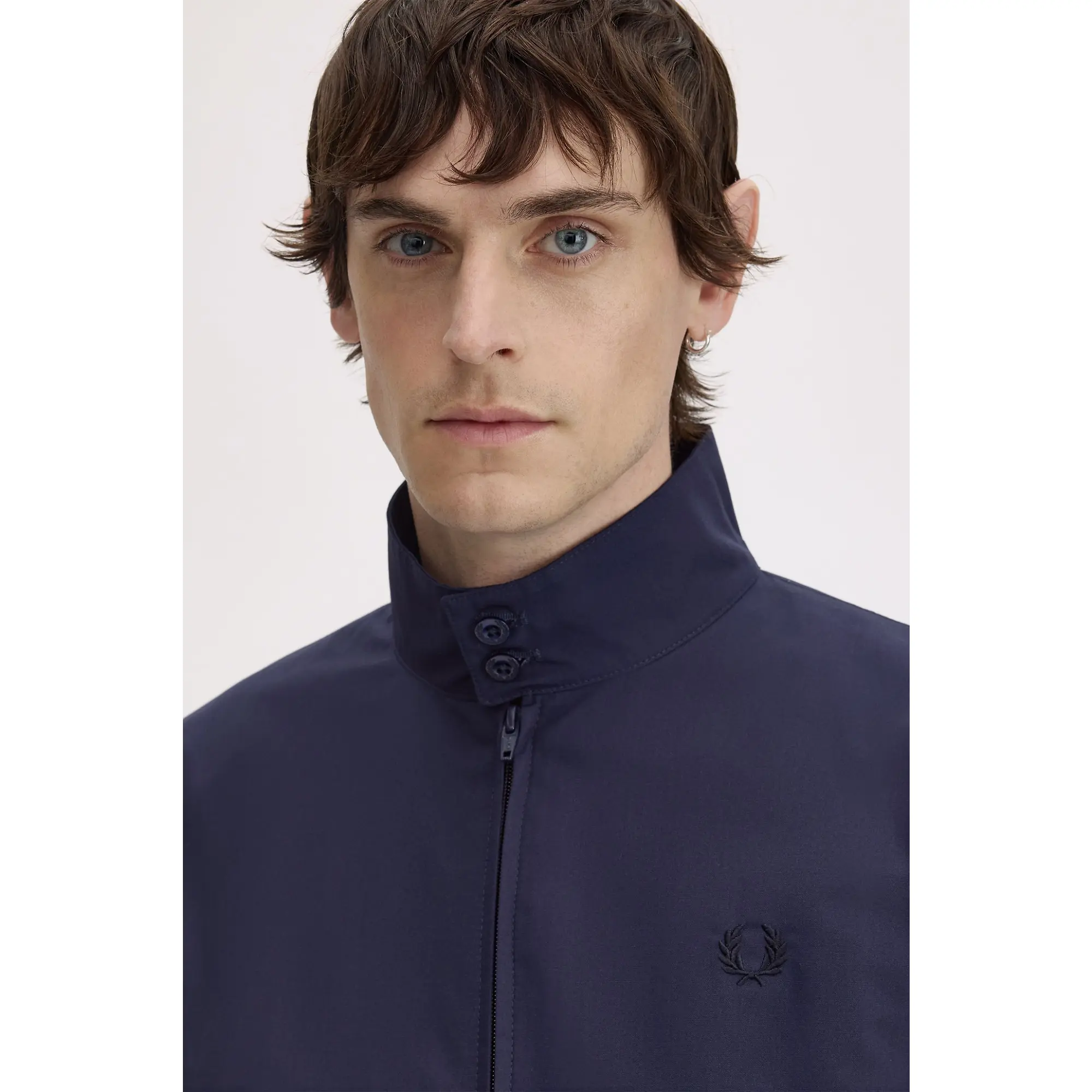 Product image 6 of 13 of Fred Perry Men's Made in England Harrington Jacket - Navy