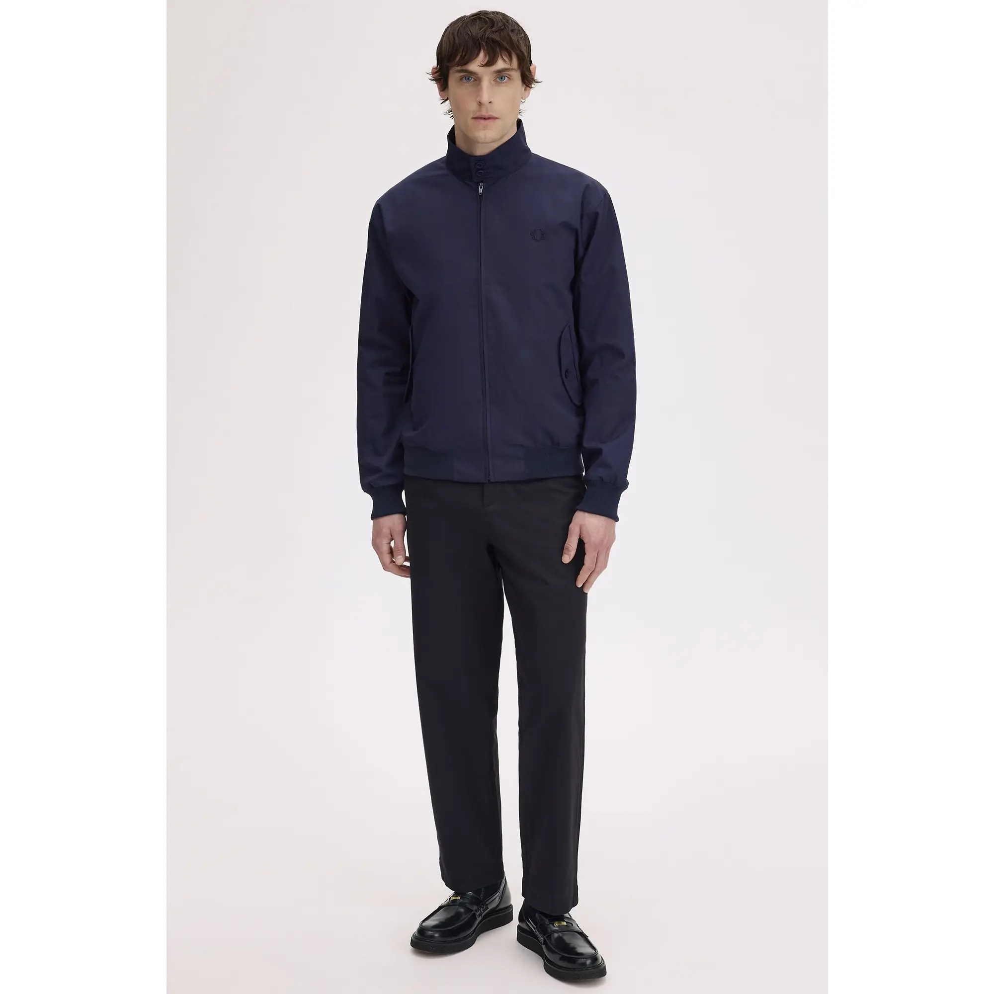 Product image 9 of 13 of Fred Perry Men's Made in England Harrington Jacket - Navy