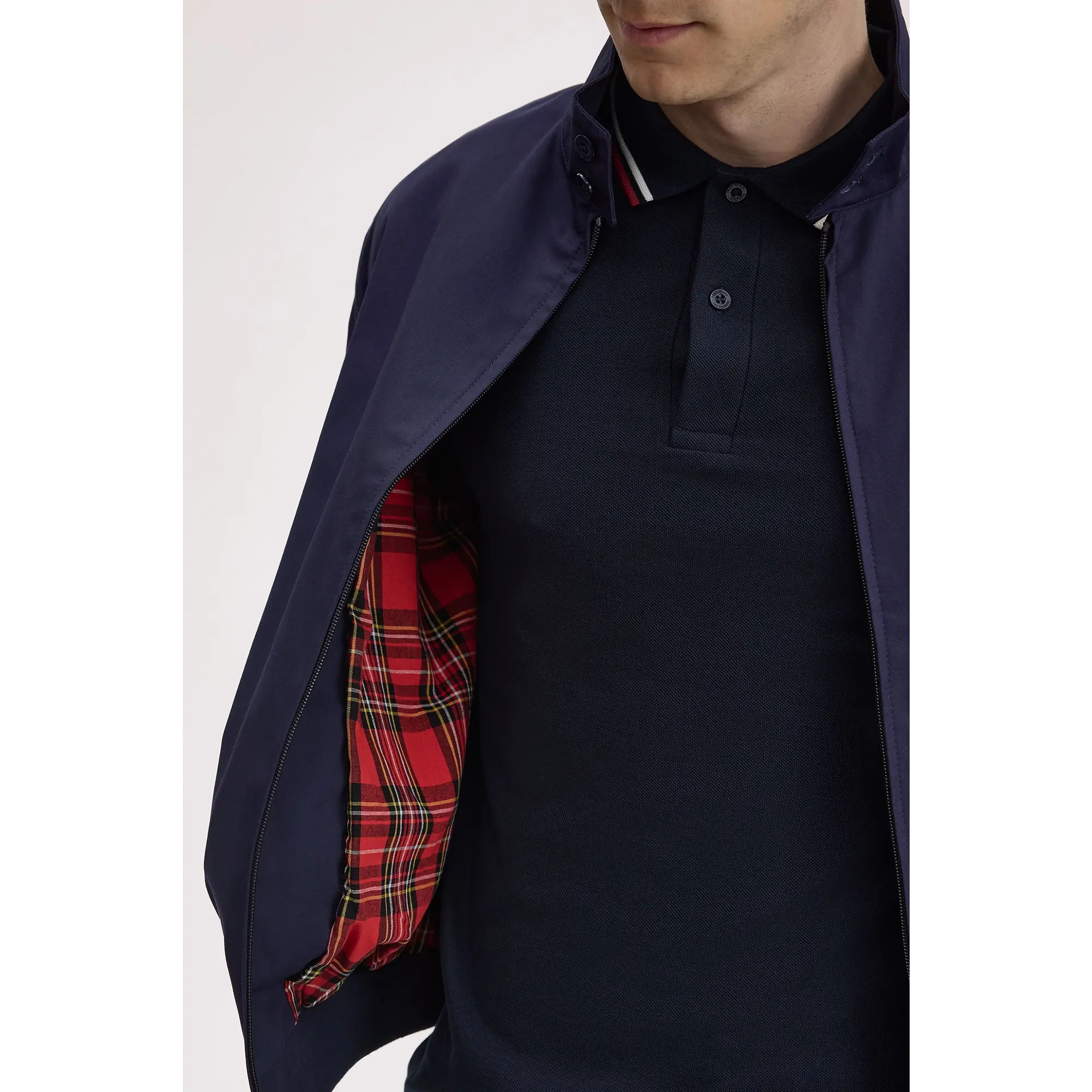 Product image 11 of 13 of Fred Perry Men's Made in England Harrington Jacket - Navy