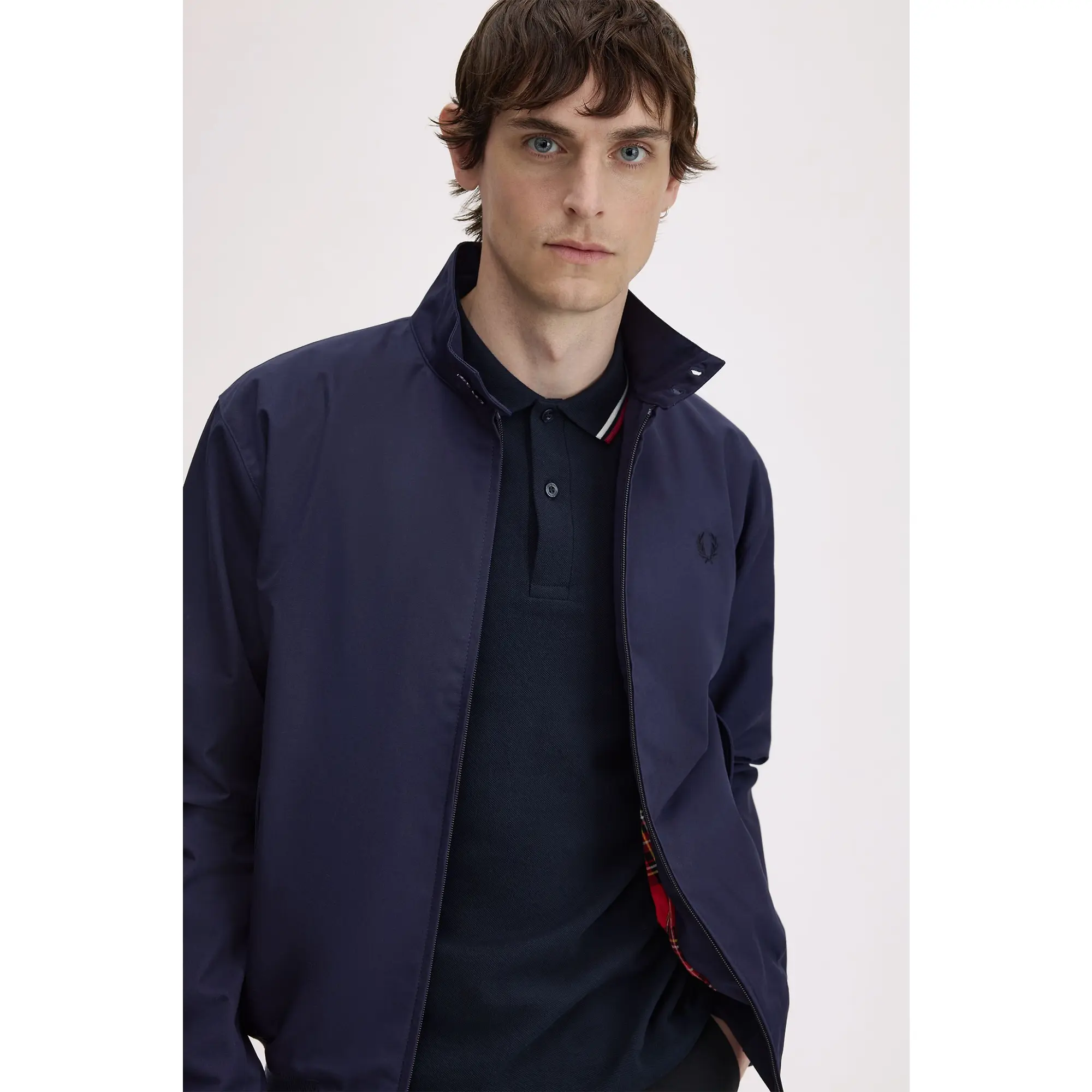 Product image 12 of 13 of Fred Perry Men's Made in England Harrington Jacket - Navy